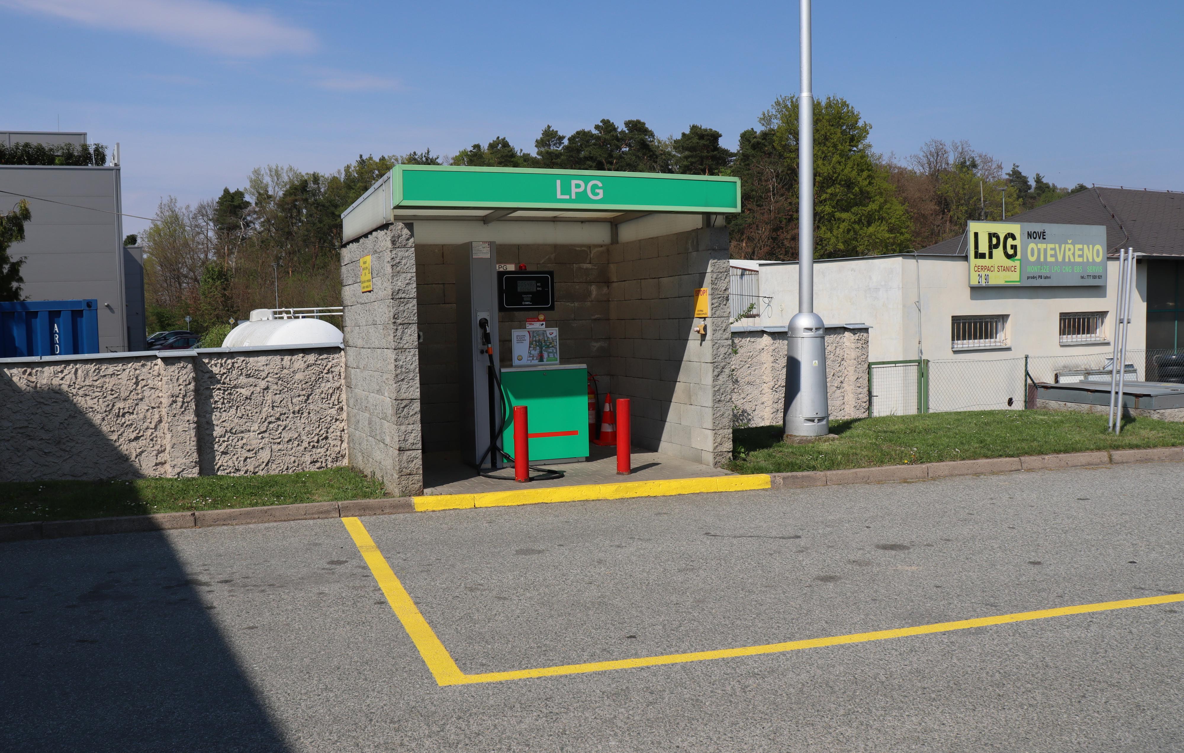 MOL čerpací stanice LPG