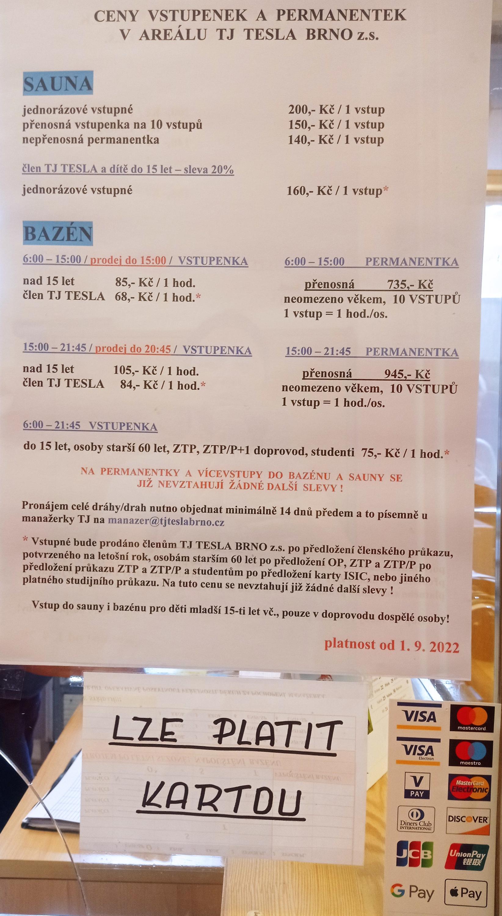 Krytý bazén - TJ TESLA BRNO foto 5