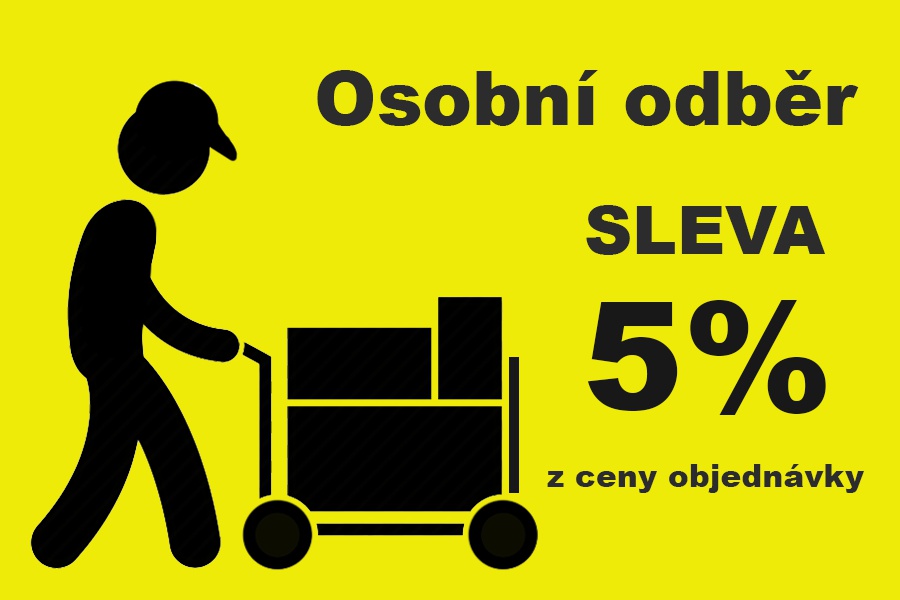 Sleva 5% při osobním odběru