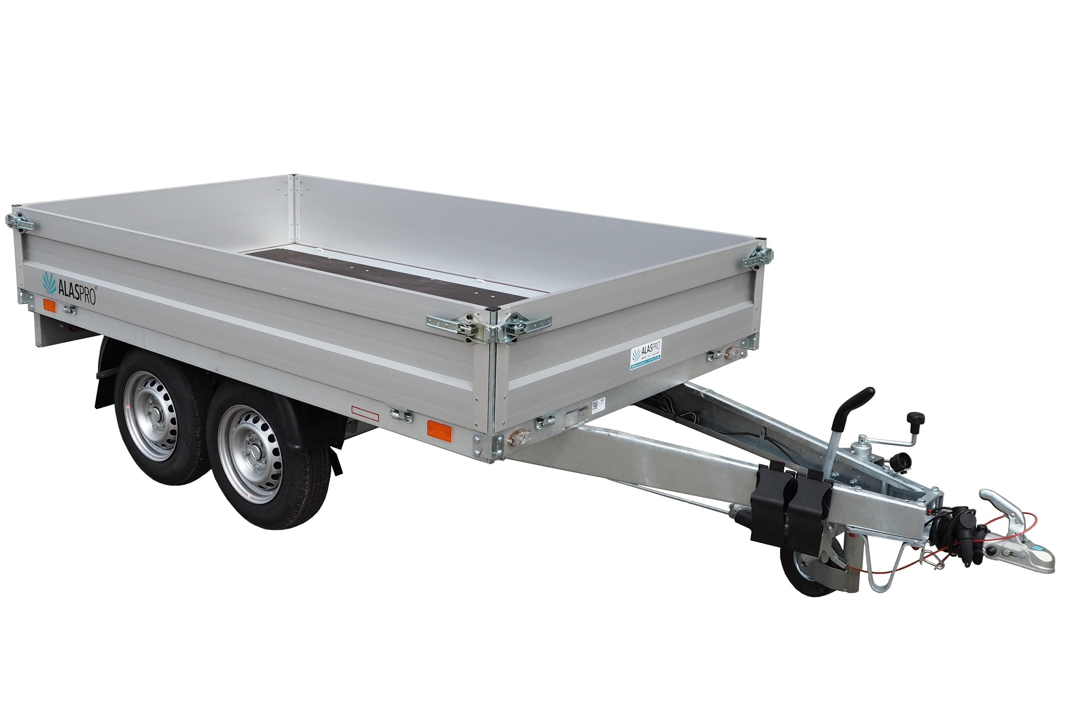 Brzděný přívěs 2000kg, 2555x1500mm