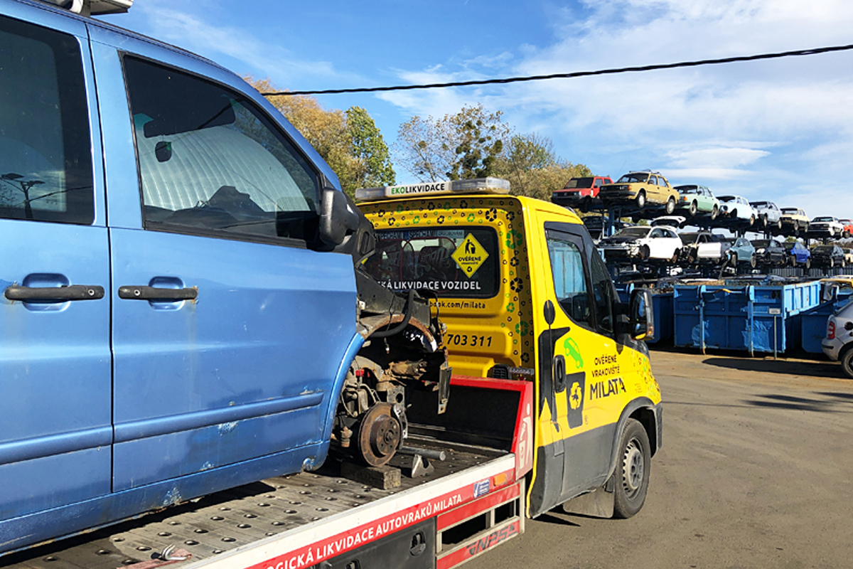 AUTOVRAKOVIŠTĚ MILATA