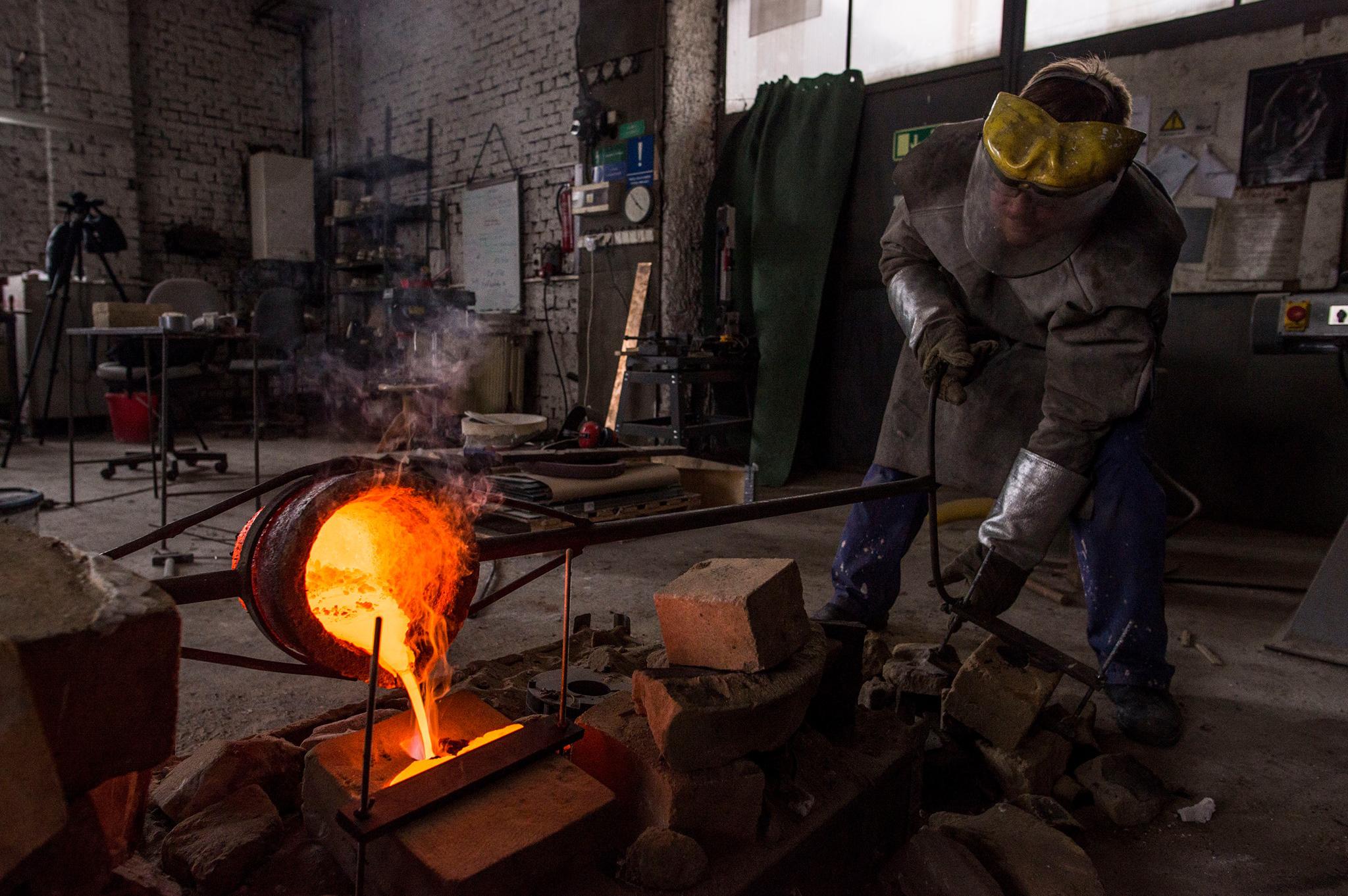 Umělecký slévač Ing. Martin Horký foto 1