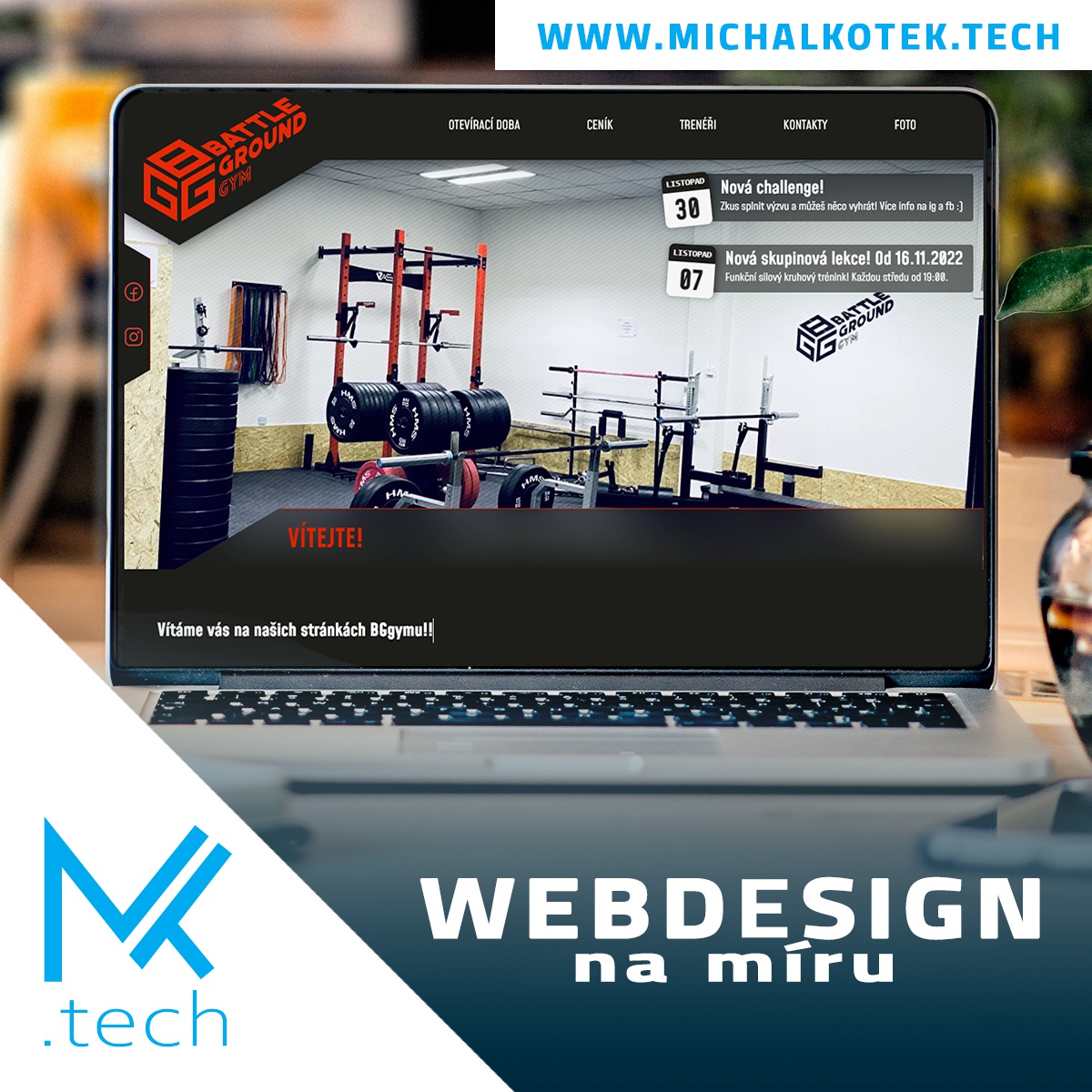 Michal Kotek - webové stránky foto 2