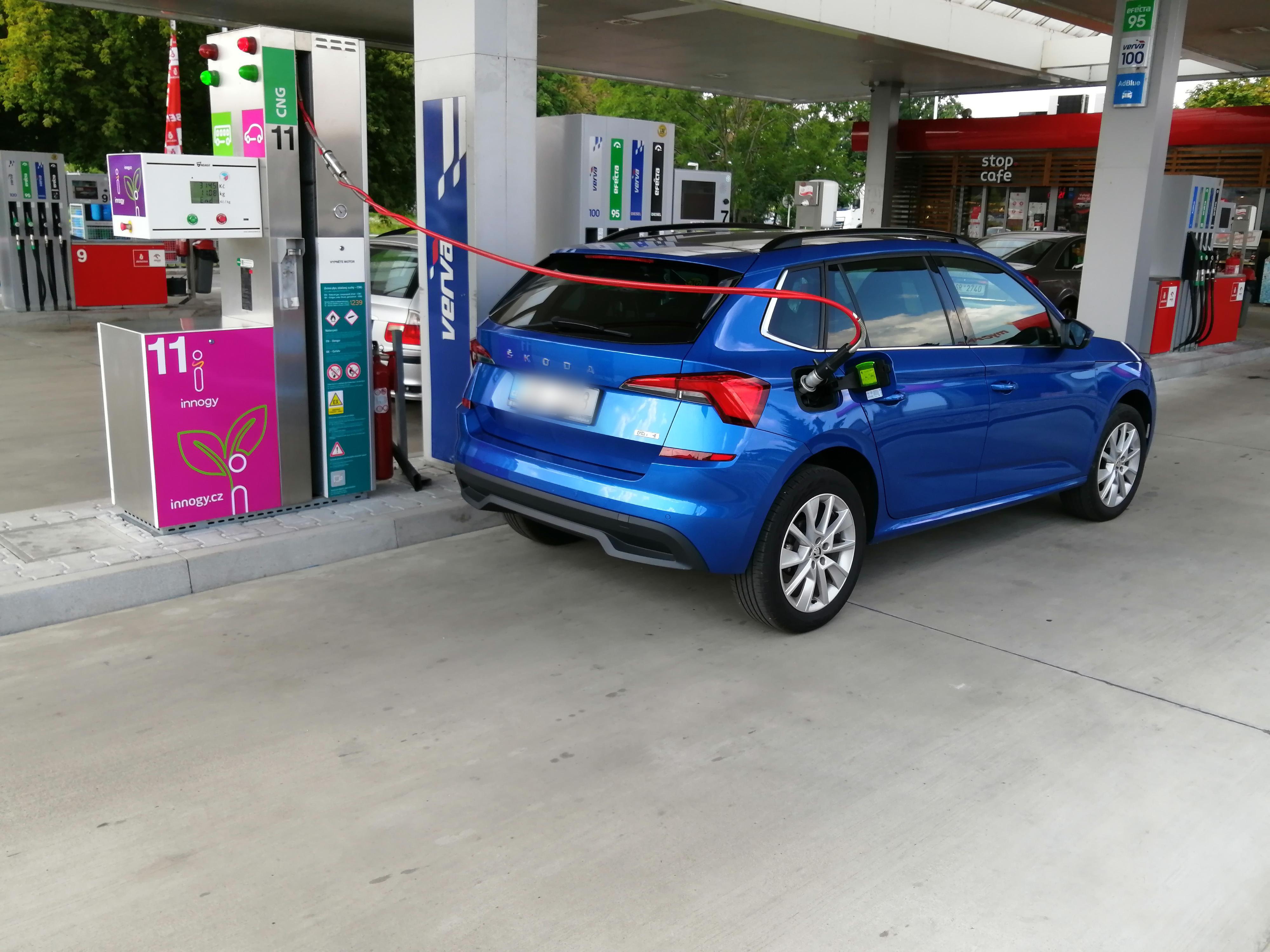 innogy plnicí stanice CNG foto 3