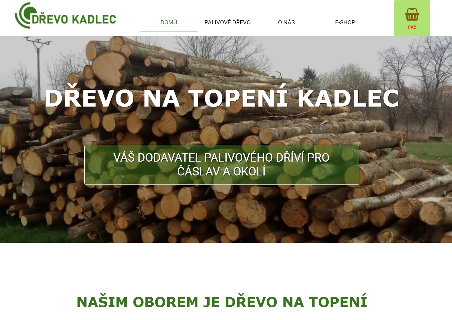 Dřevo na topení Kadlec foto 2