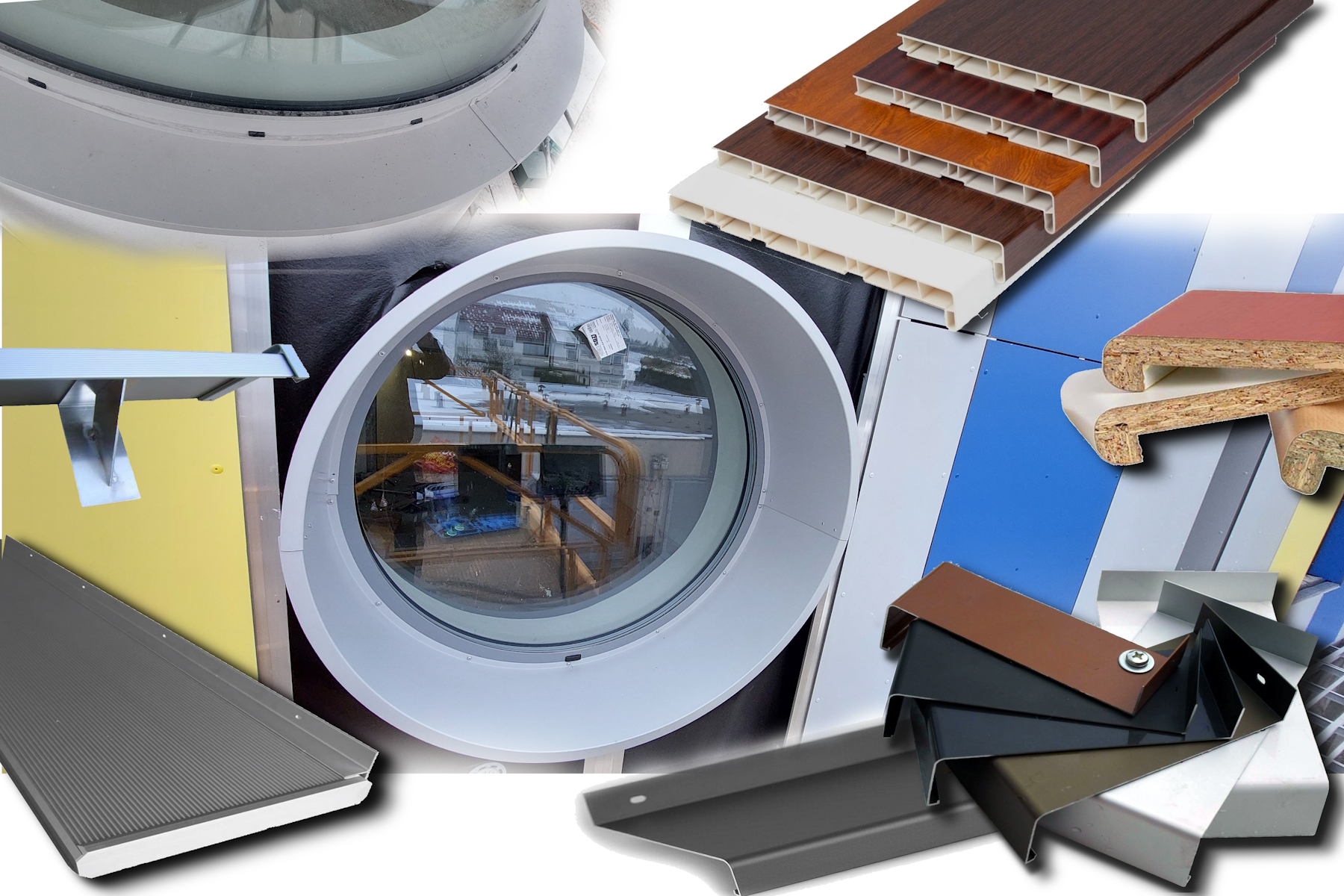 Parapety. Venkovní i vnitřní. Okenní i balkonové.