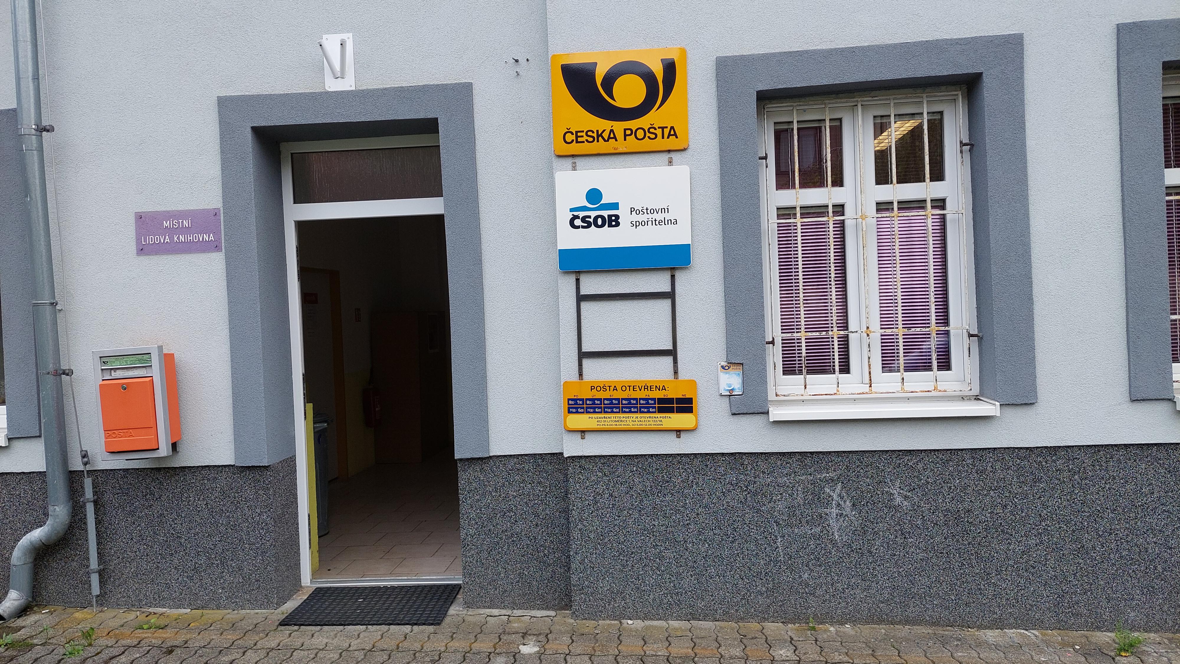 Pošta Milešov u Lovosic