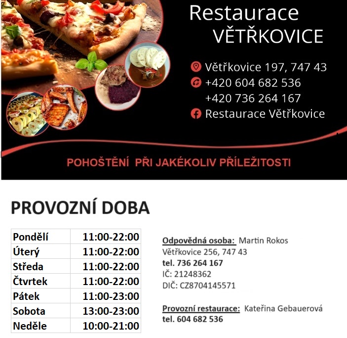 Restaurace Větřkovice foto 3