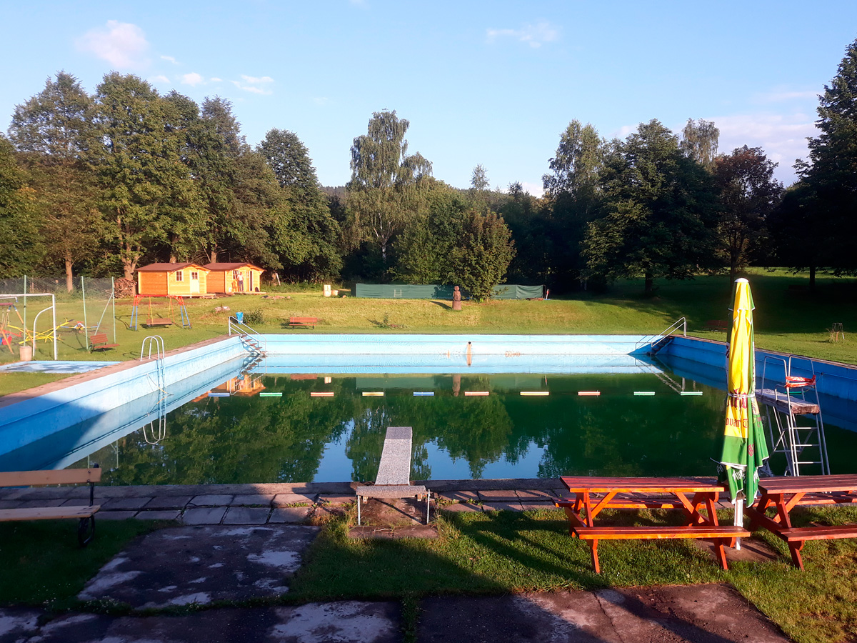 Kemp koupaliště Chvaleč