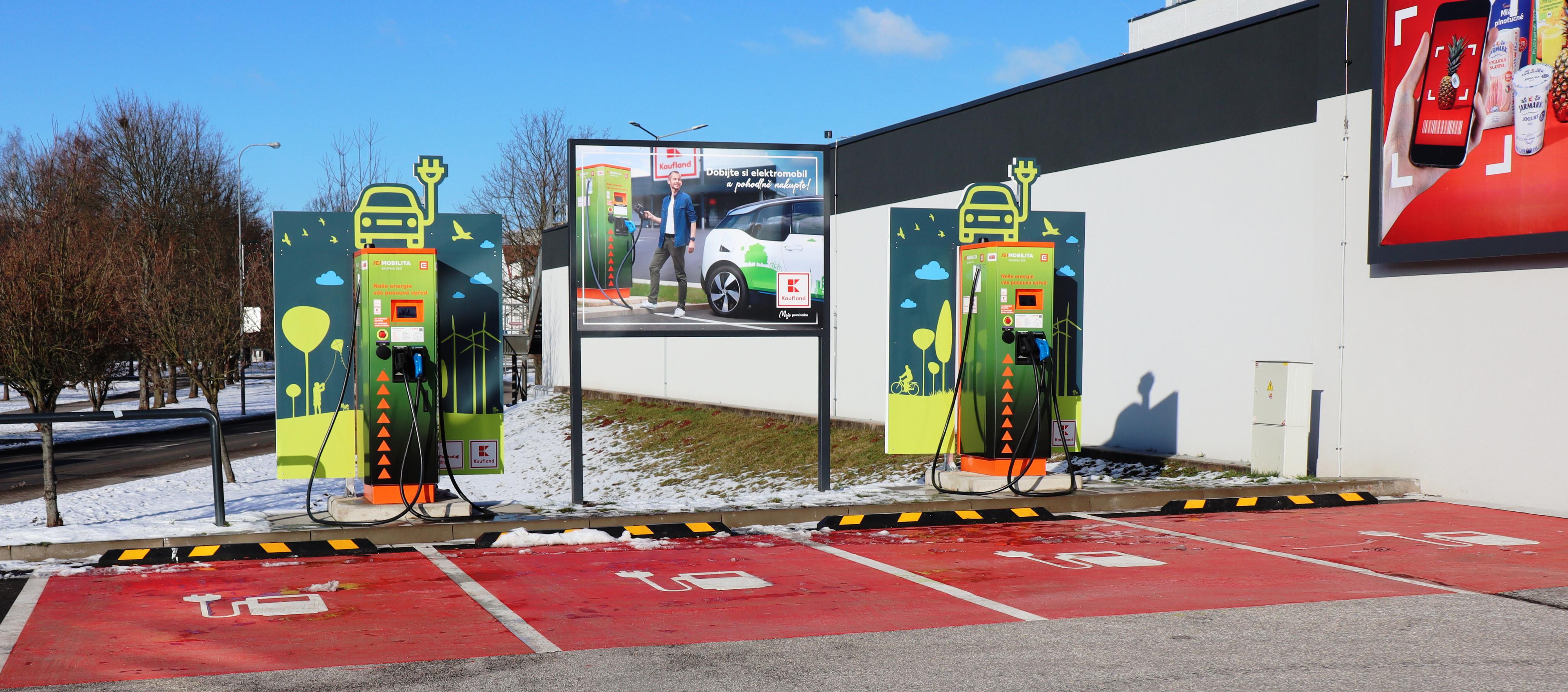 Nabíjecí stanice ČEZ