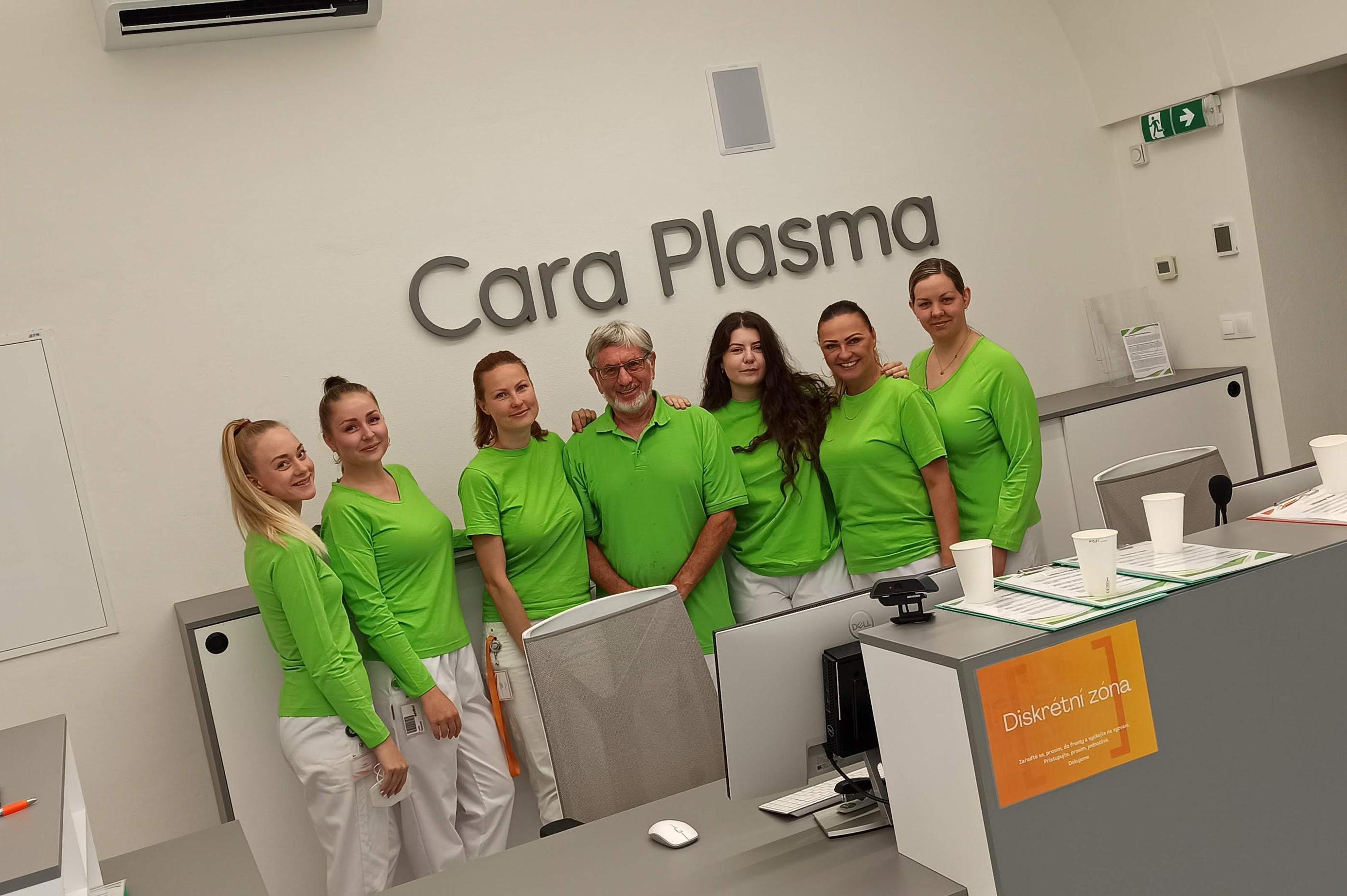 Dárcovské centrum krevní plasmy Cara Plasma