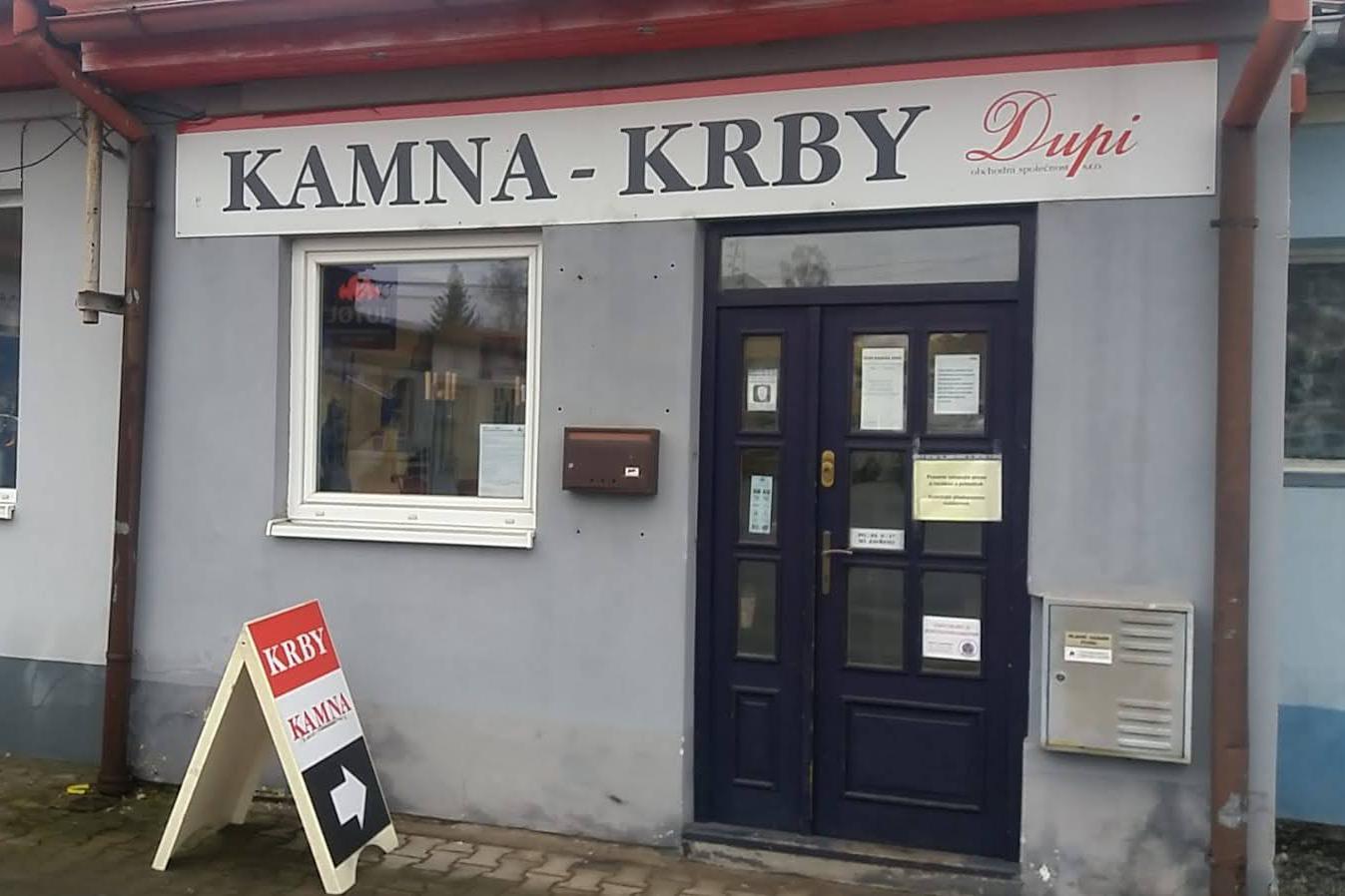 DUPI obchodní - KAMNA, KRBY