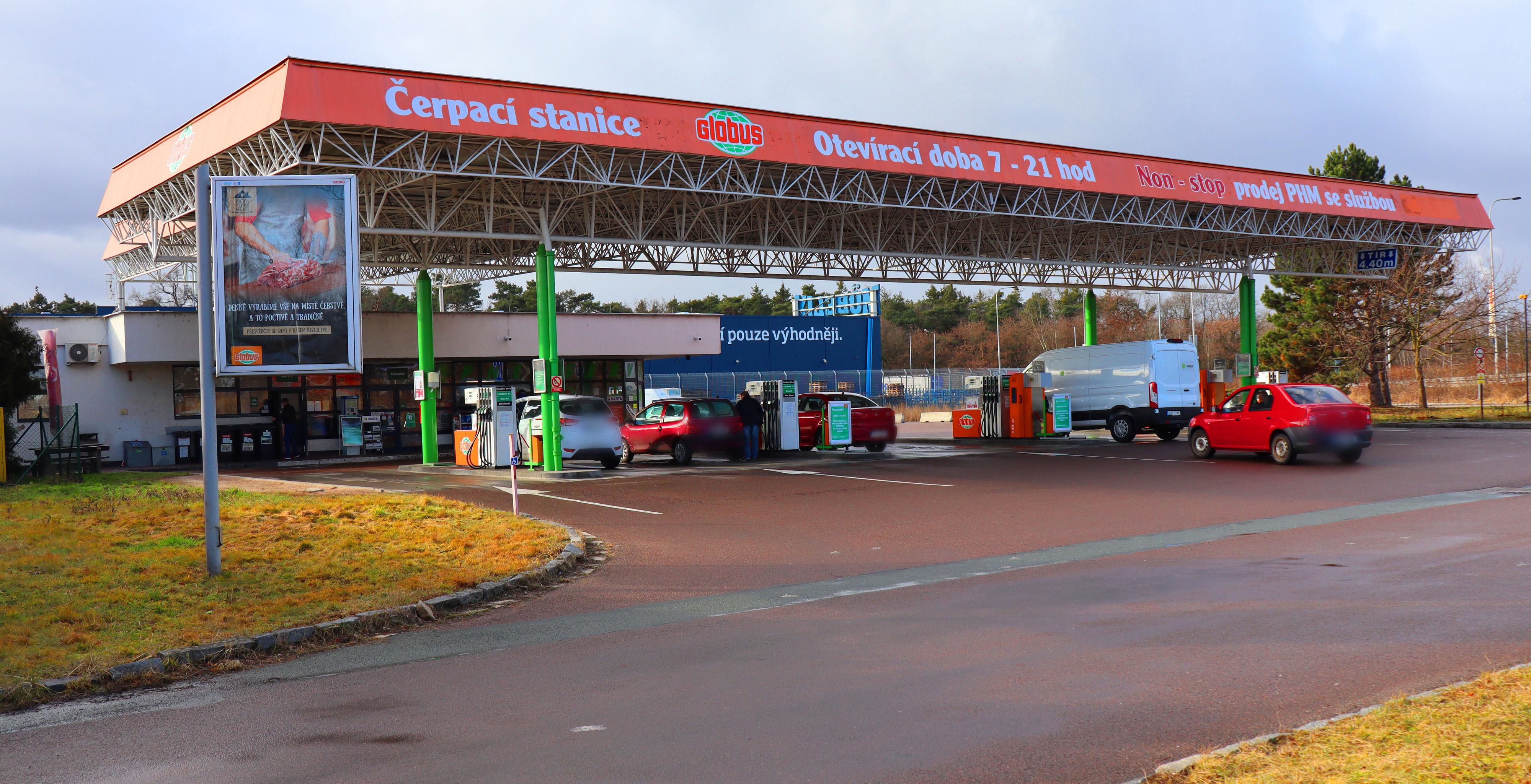 Čerpací stanice Globus