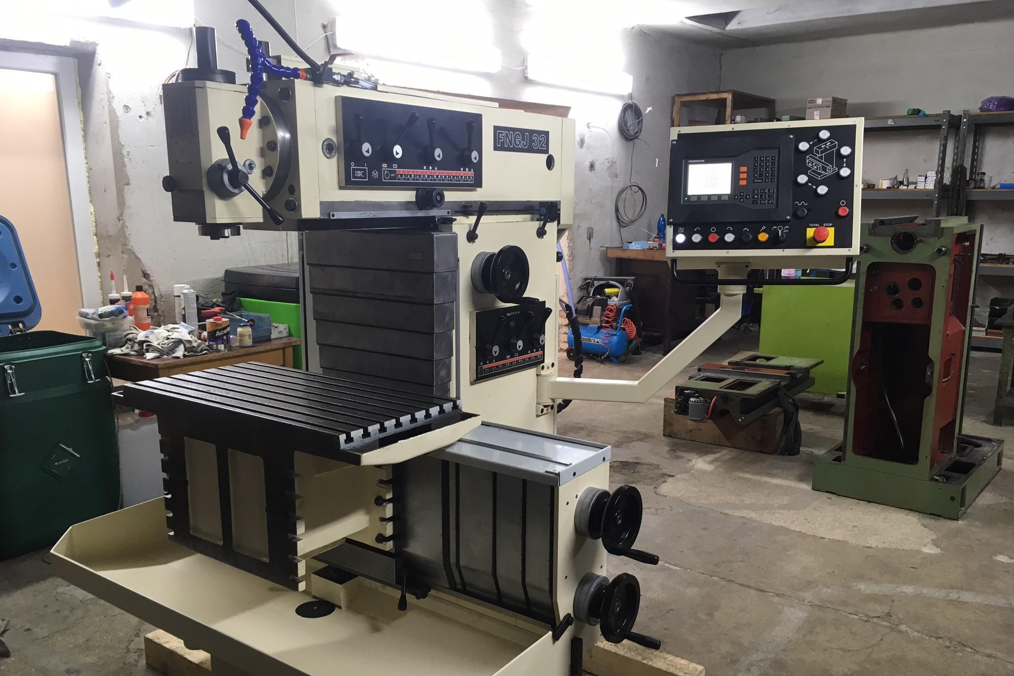 Náhradní díly pro nástrojařské frézky