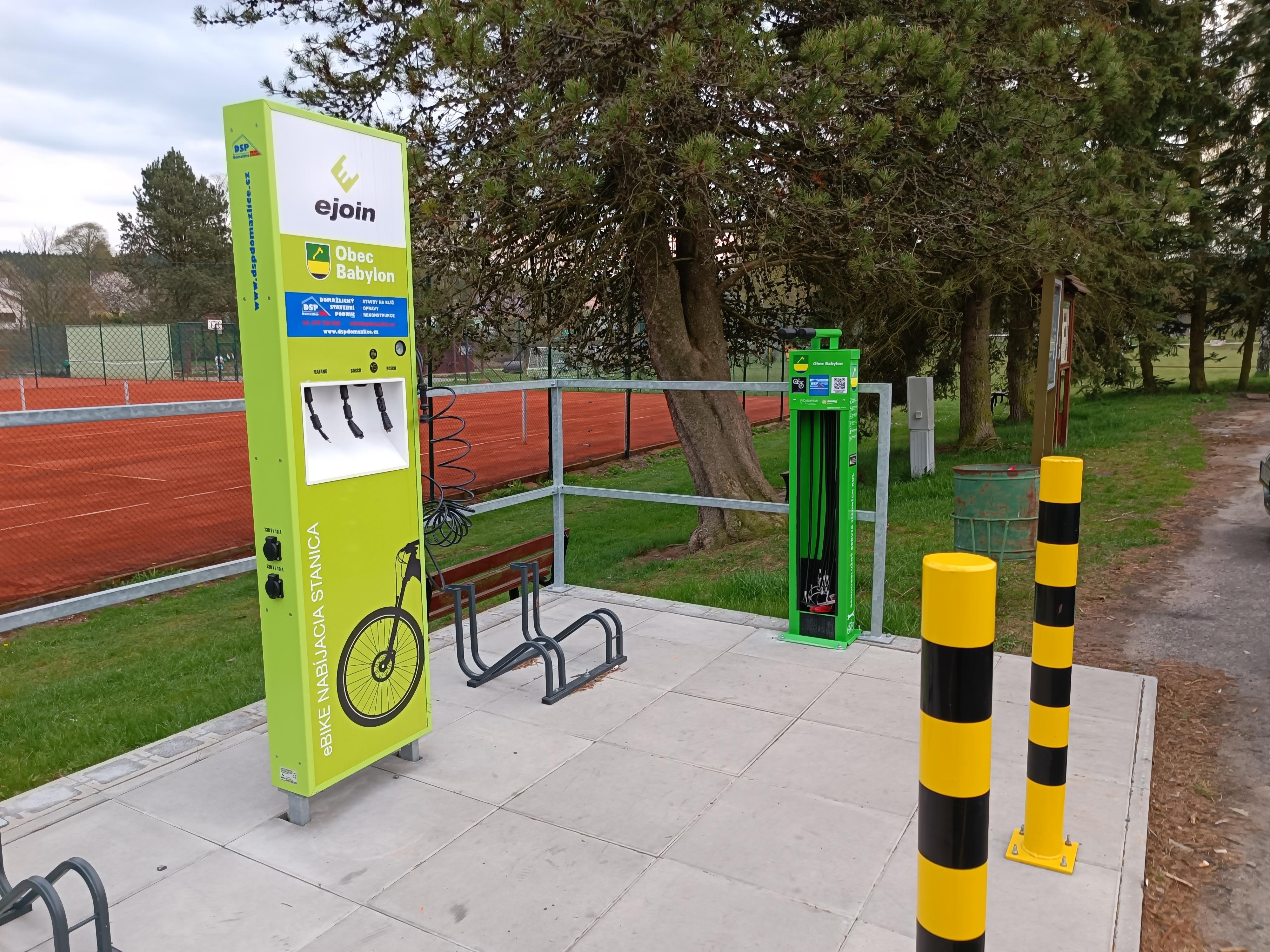 Nabíjecí stanice pro elektrokola Babylon