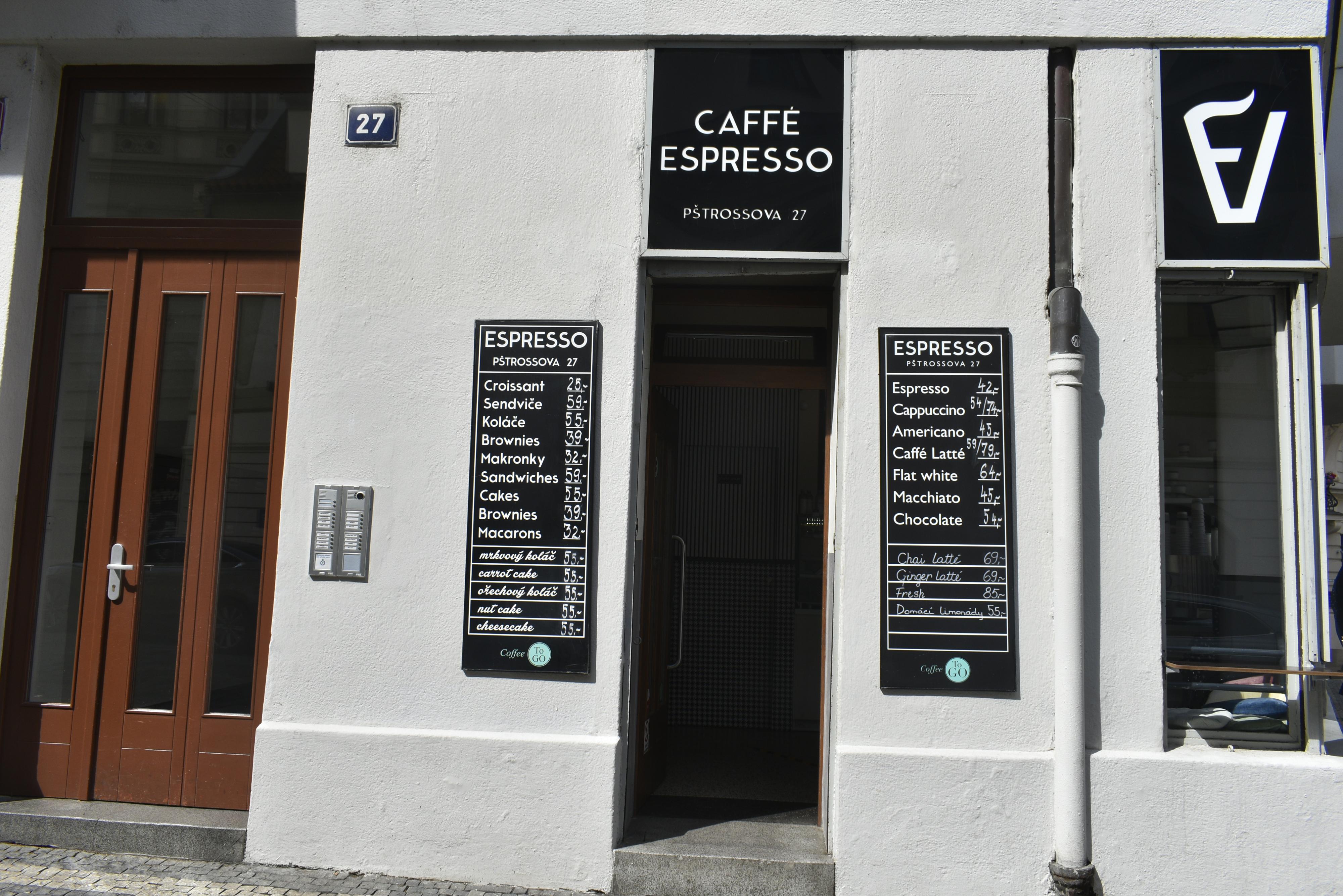 Espresso Caffé Pštrossova 27