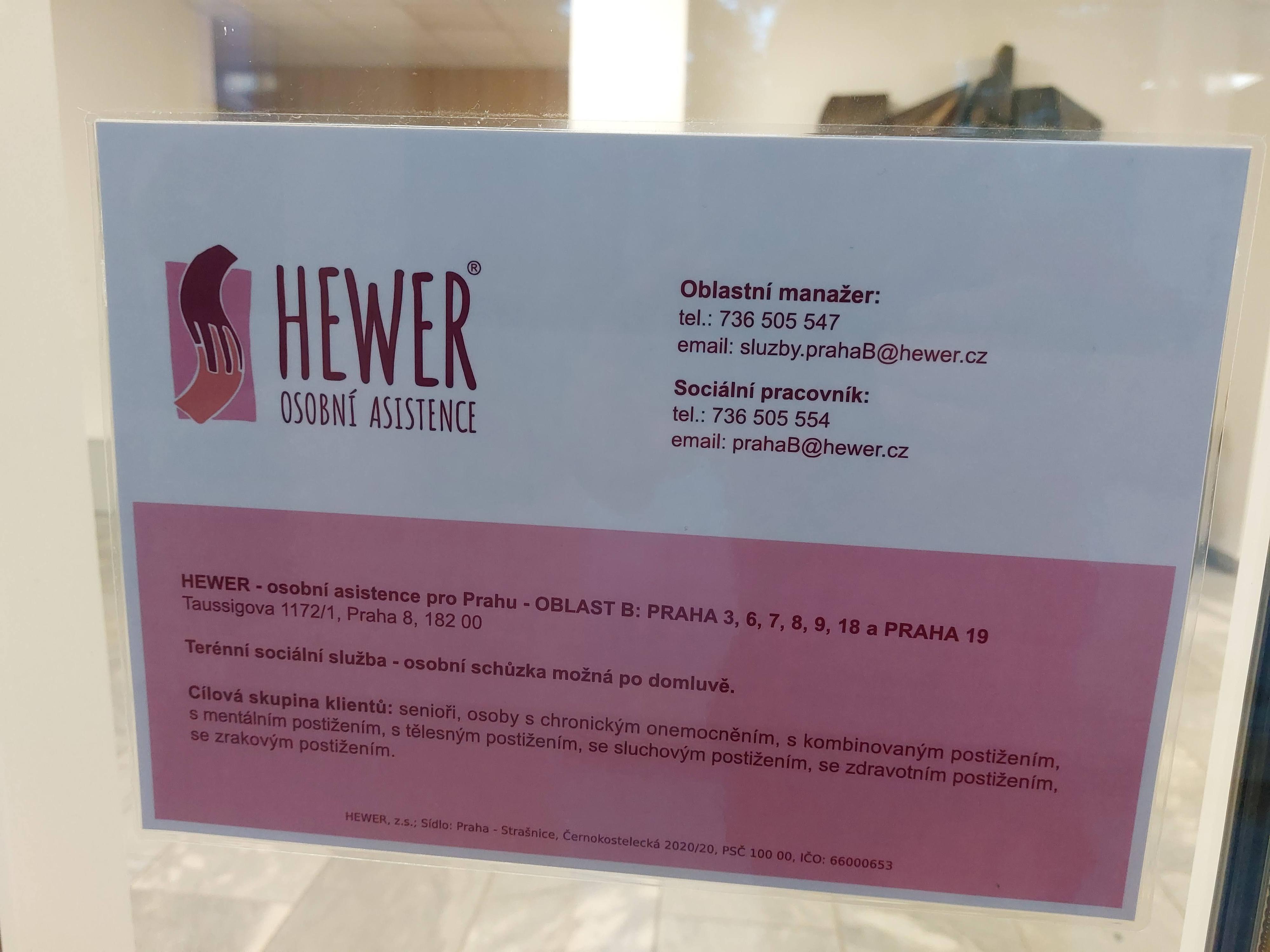 HEWER, z.s. - osobní asistence foto 2