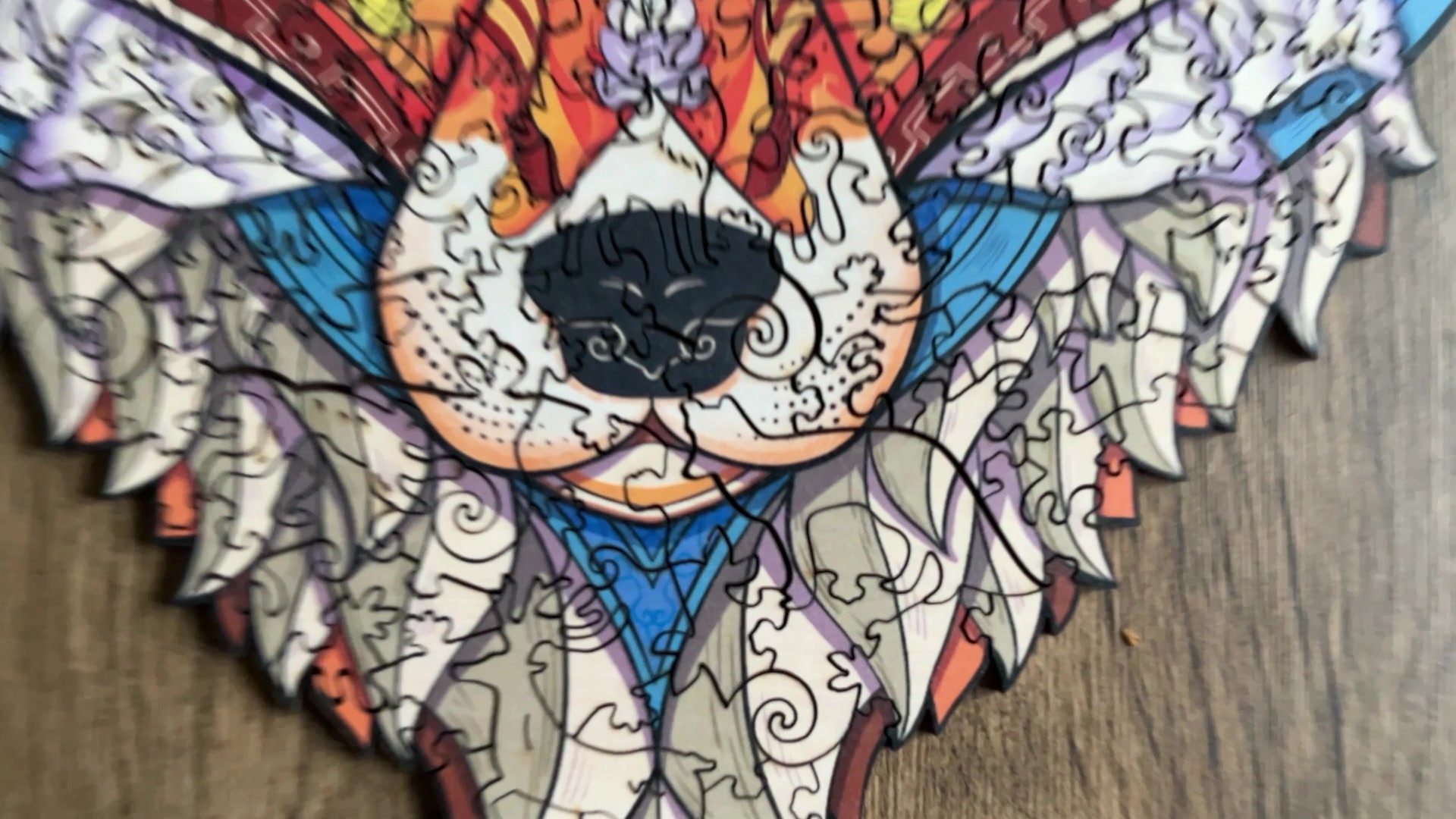 Dřevo Puzzle foto 2 (náhled videa)