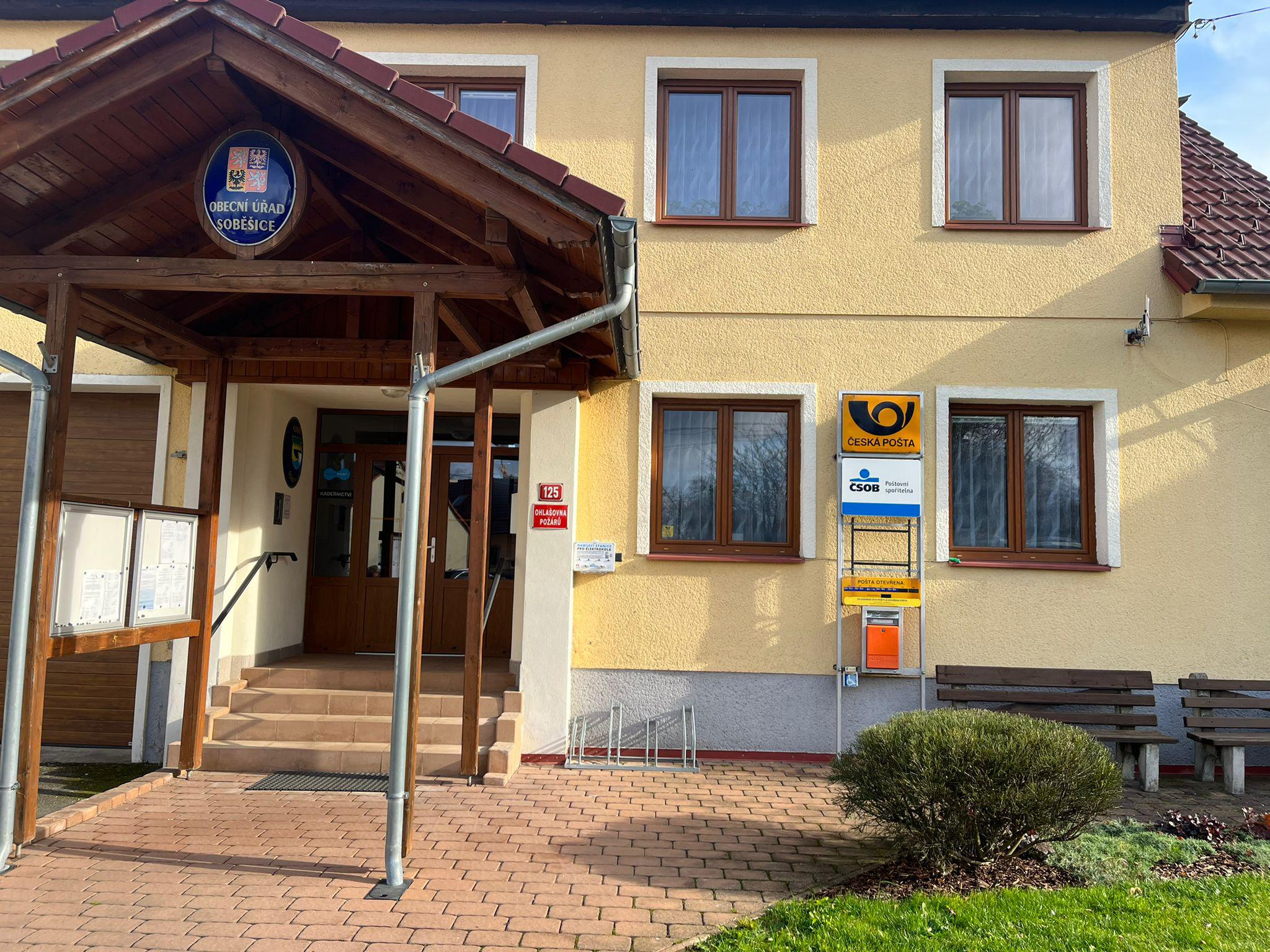 Nabíjecí stanice Obecní úřad Soběšice