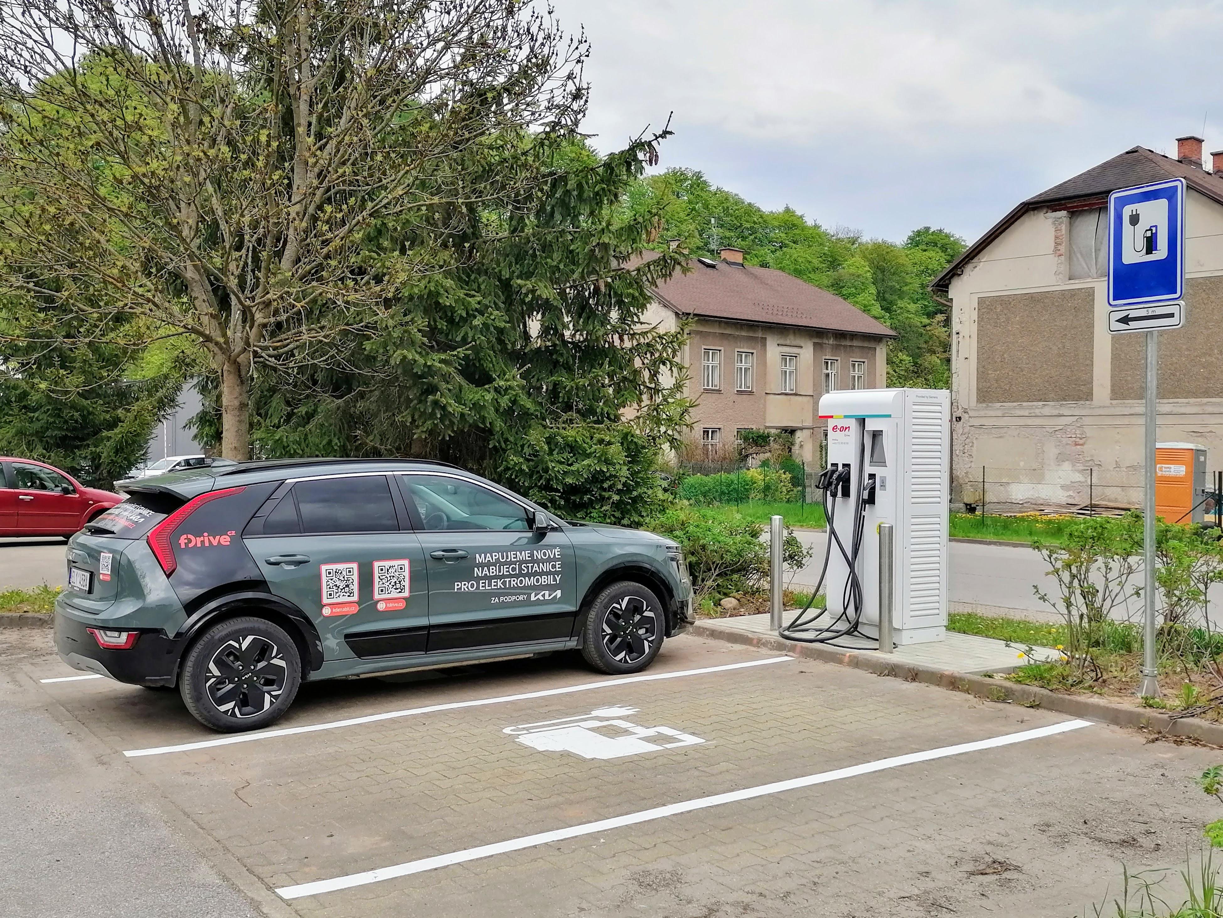 Dobíjecí stanice E.ON Drive