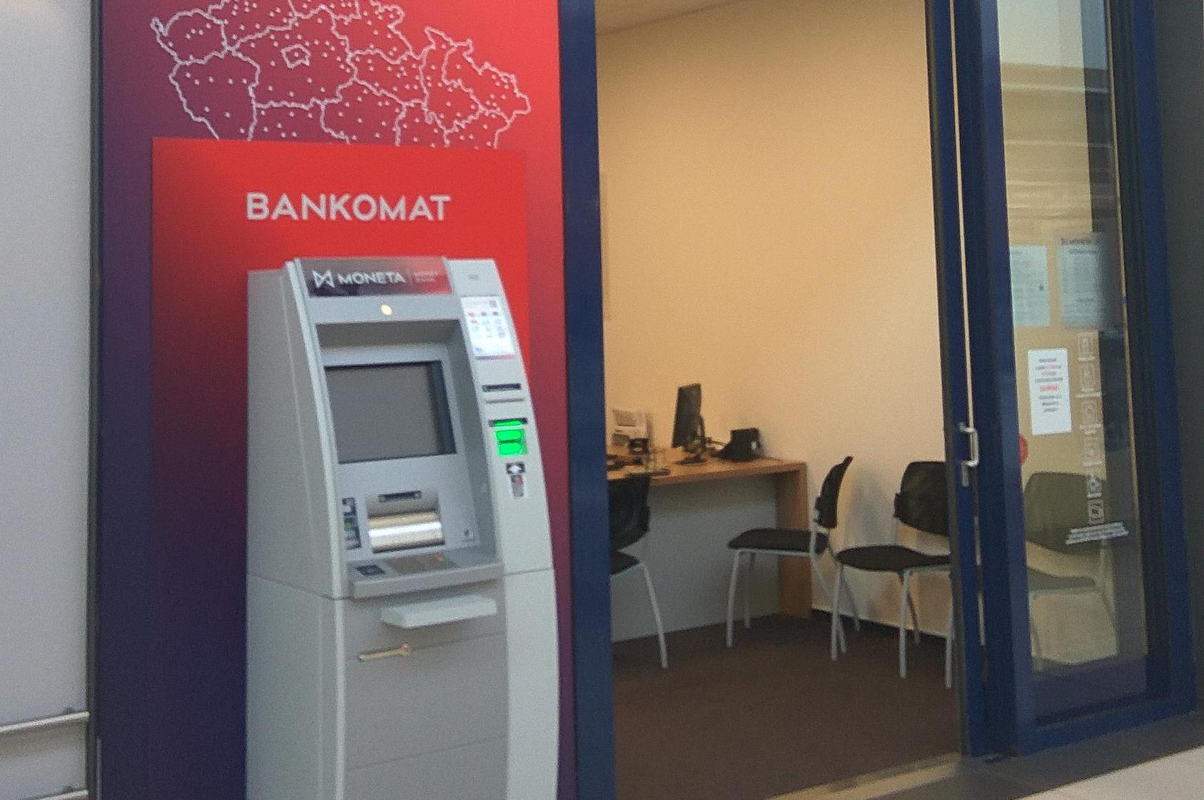 Bankomat MONETA Money Bank vkladový