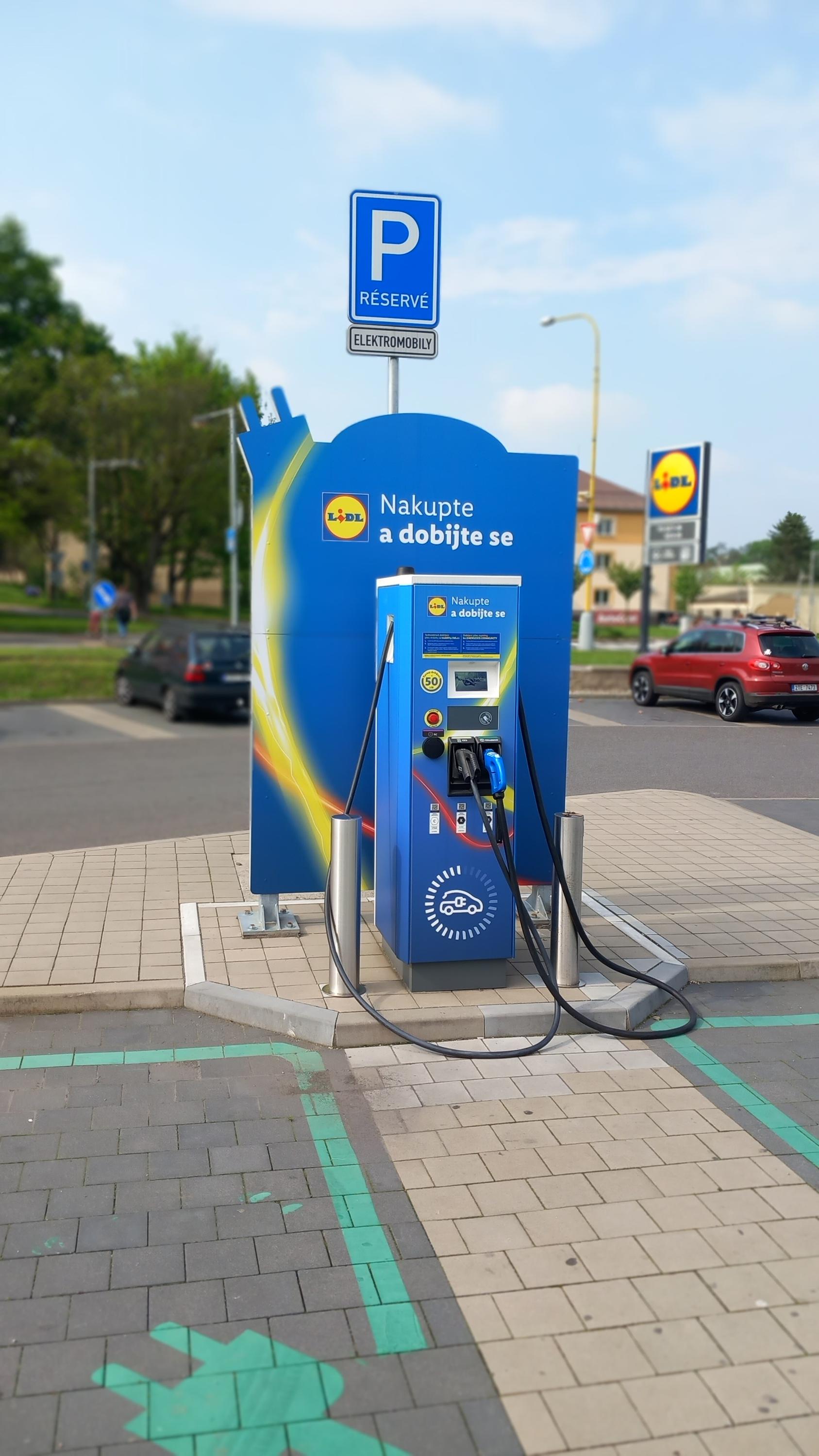 Nabíjecí stanice Lidl foto 2