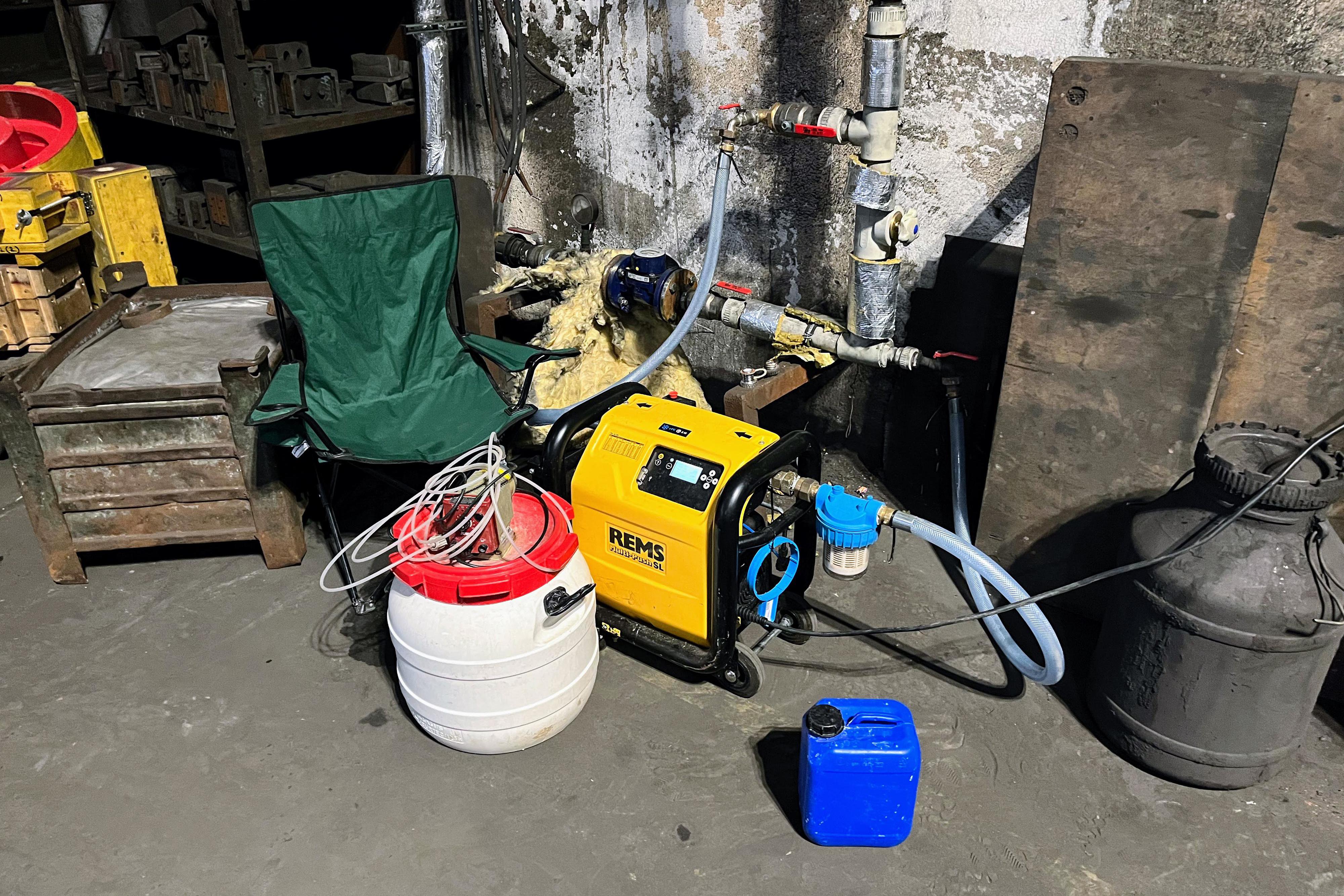 Dezinfekce rozvodů vody ve výrobních halách