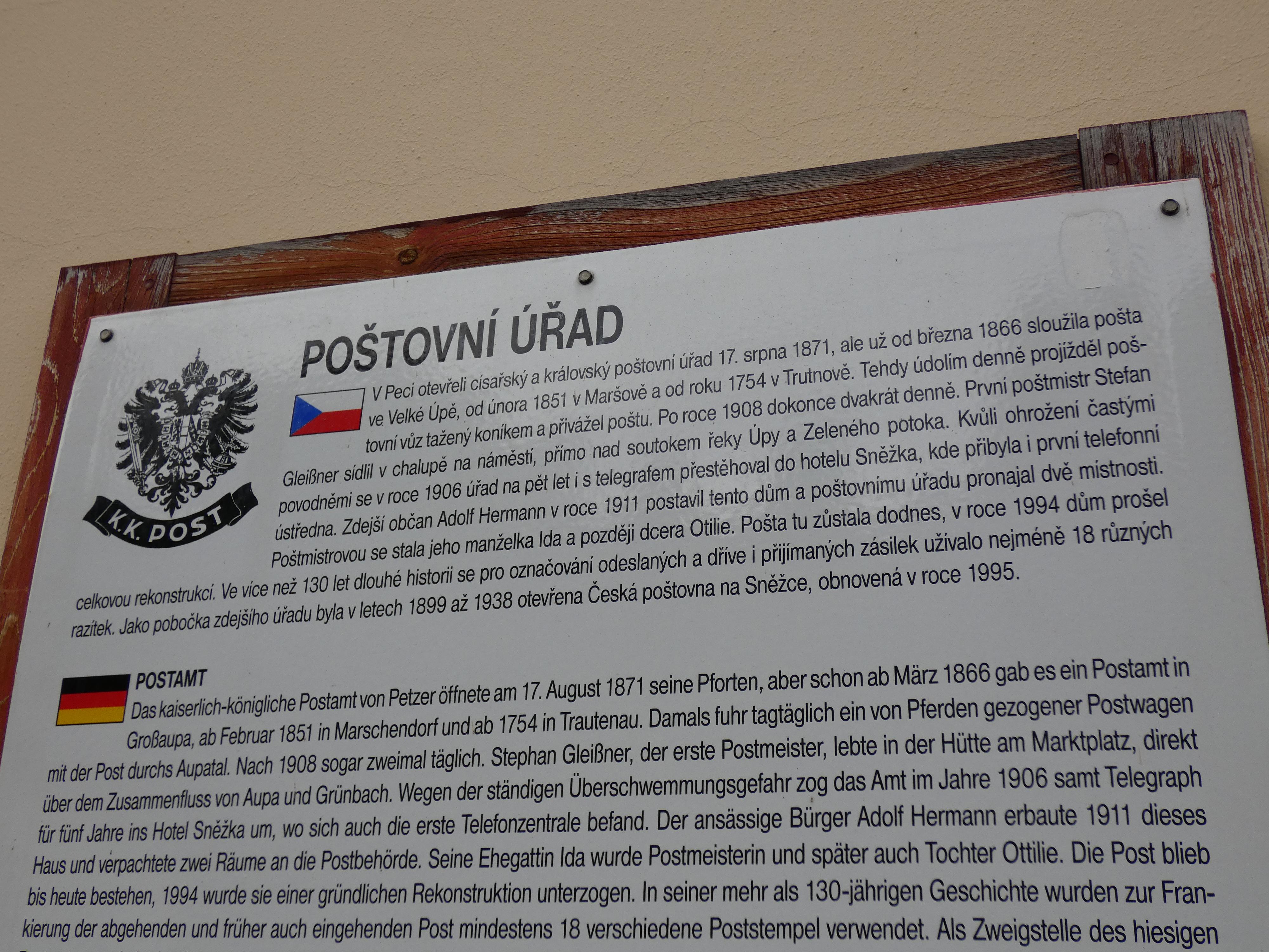 Pošta Partner Pec pod Sněžkou foto 3