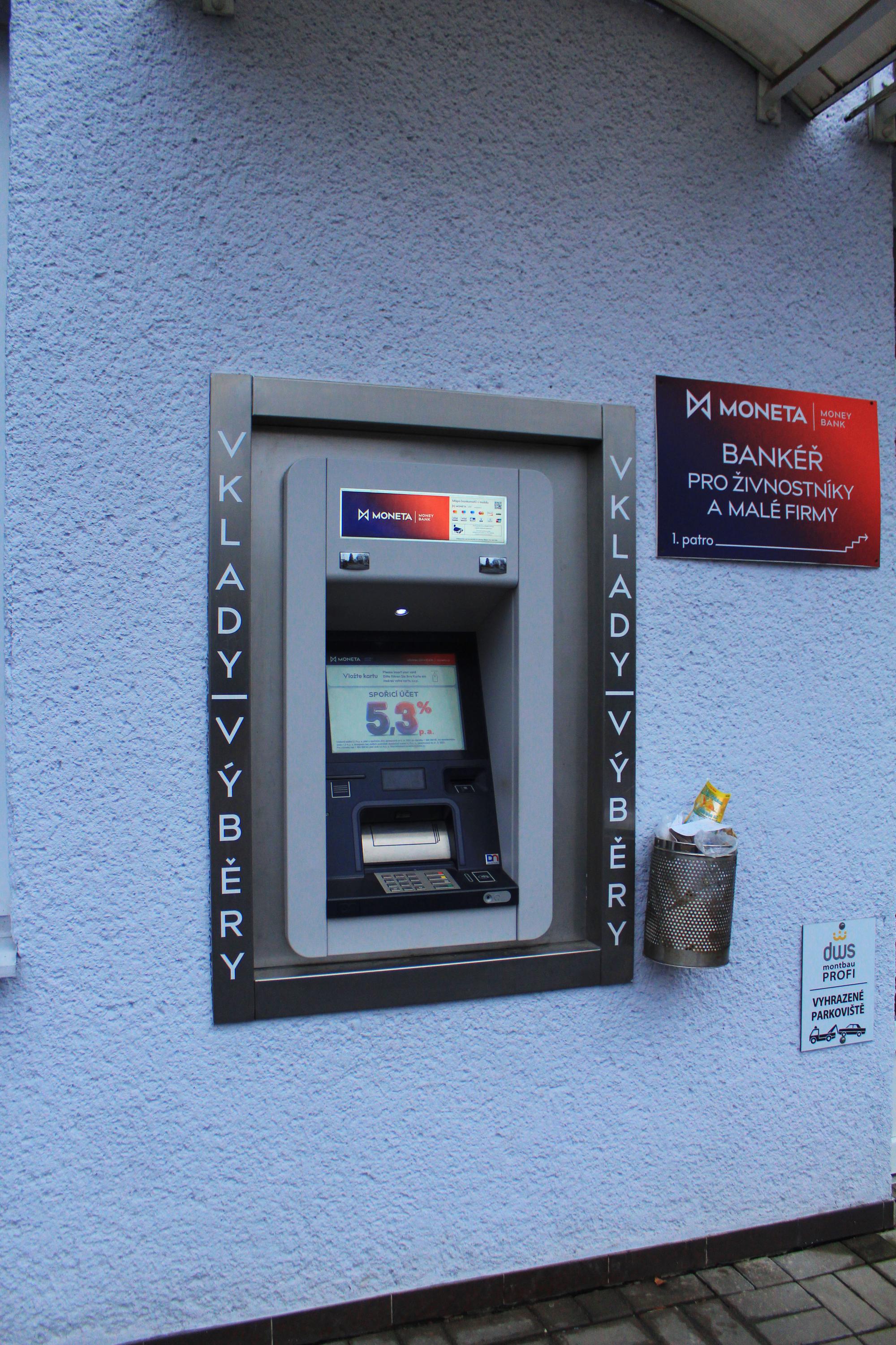 Bankomat MONETA Money Bank vkladový foto 3