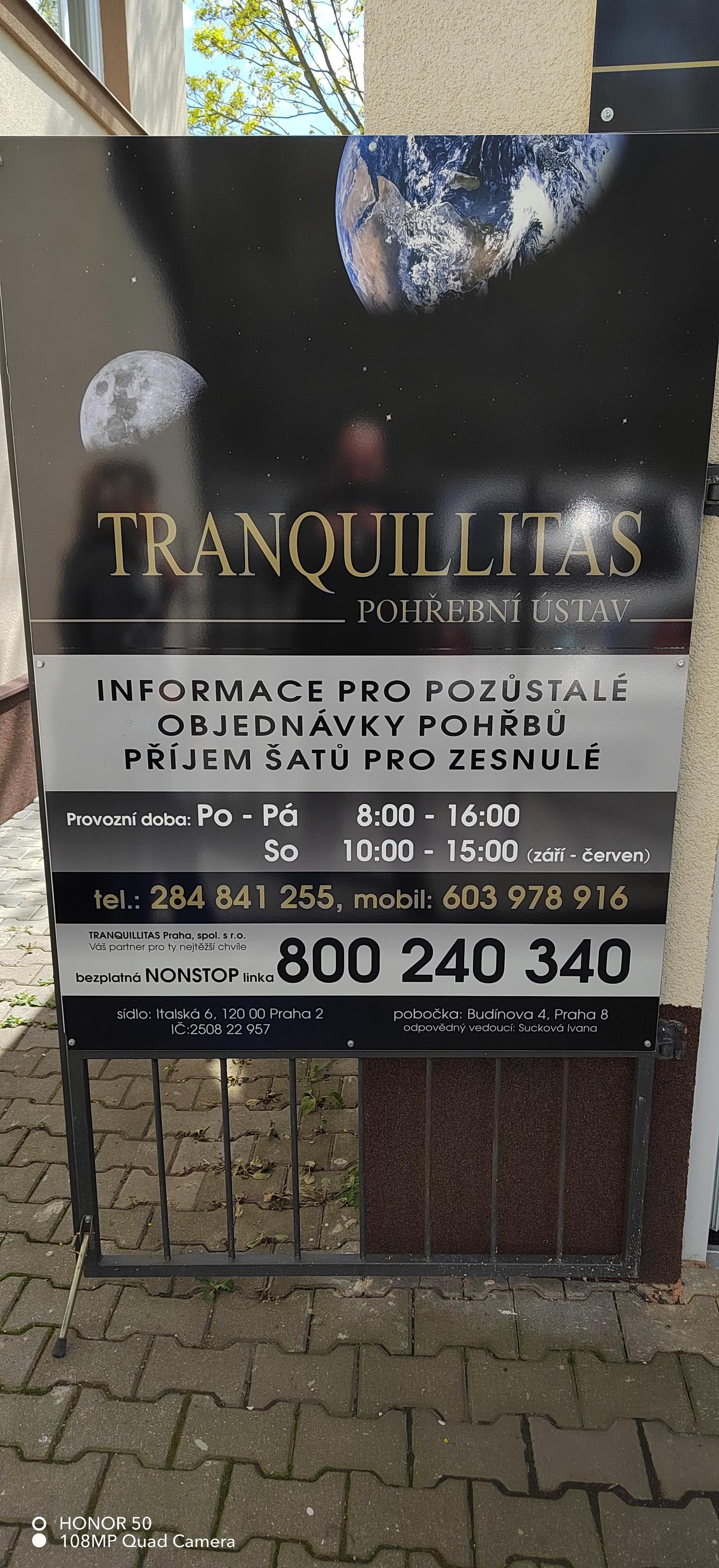 Pohřební služba Tranquillitas Praha foto 5