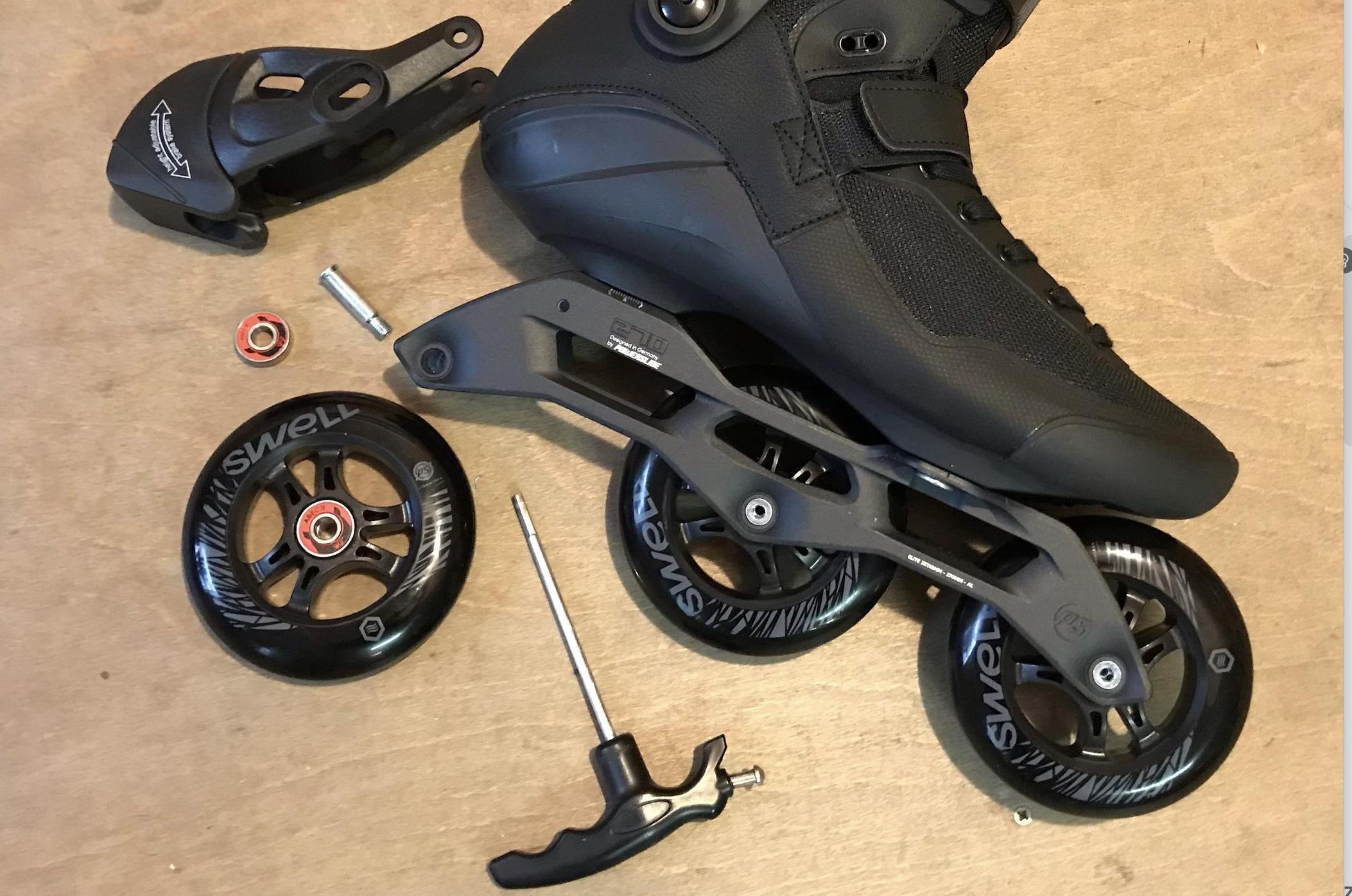 Servis kolečkových bruslí