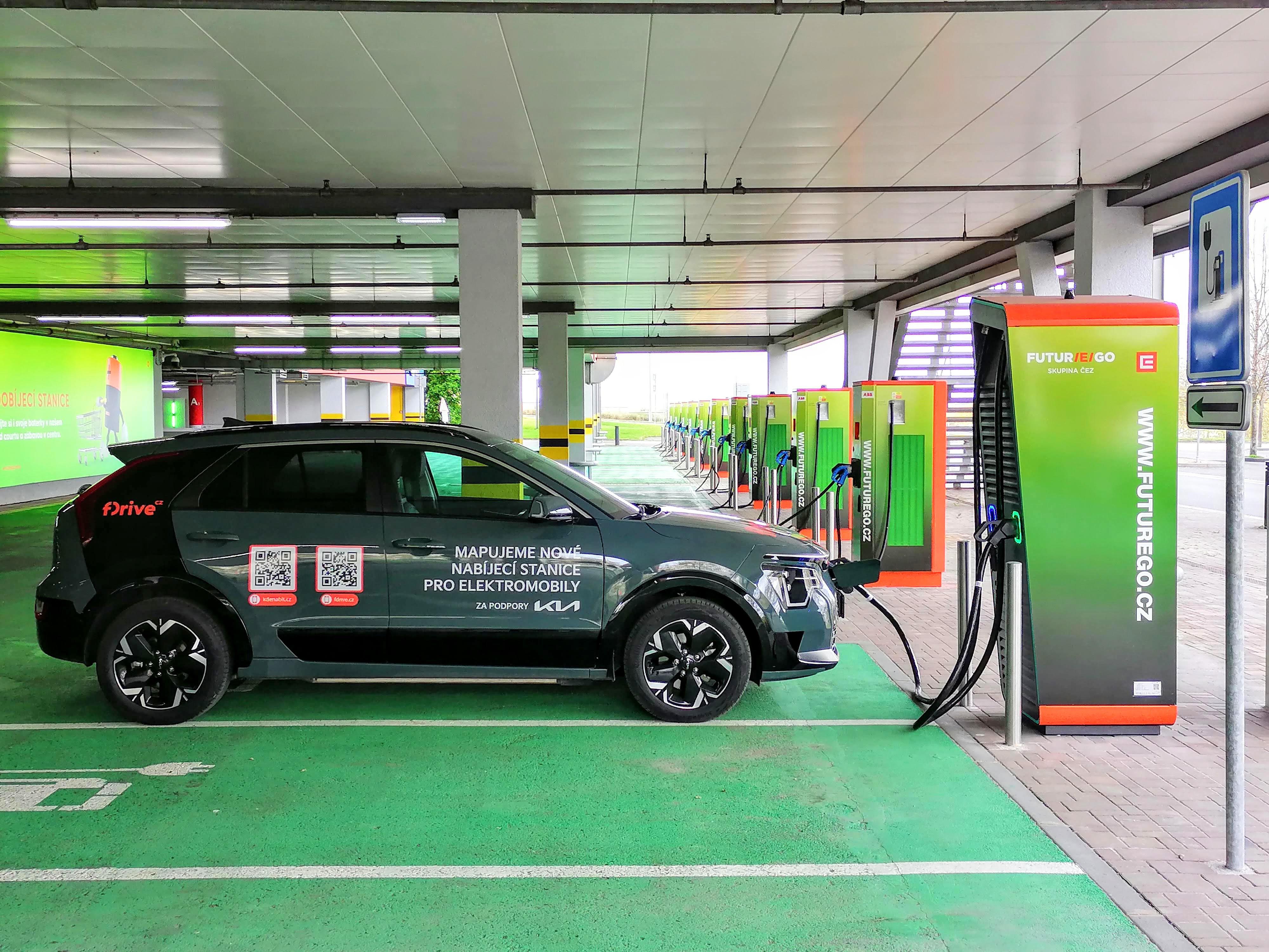 Nabíjecí stanice ČEZ