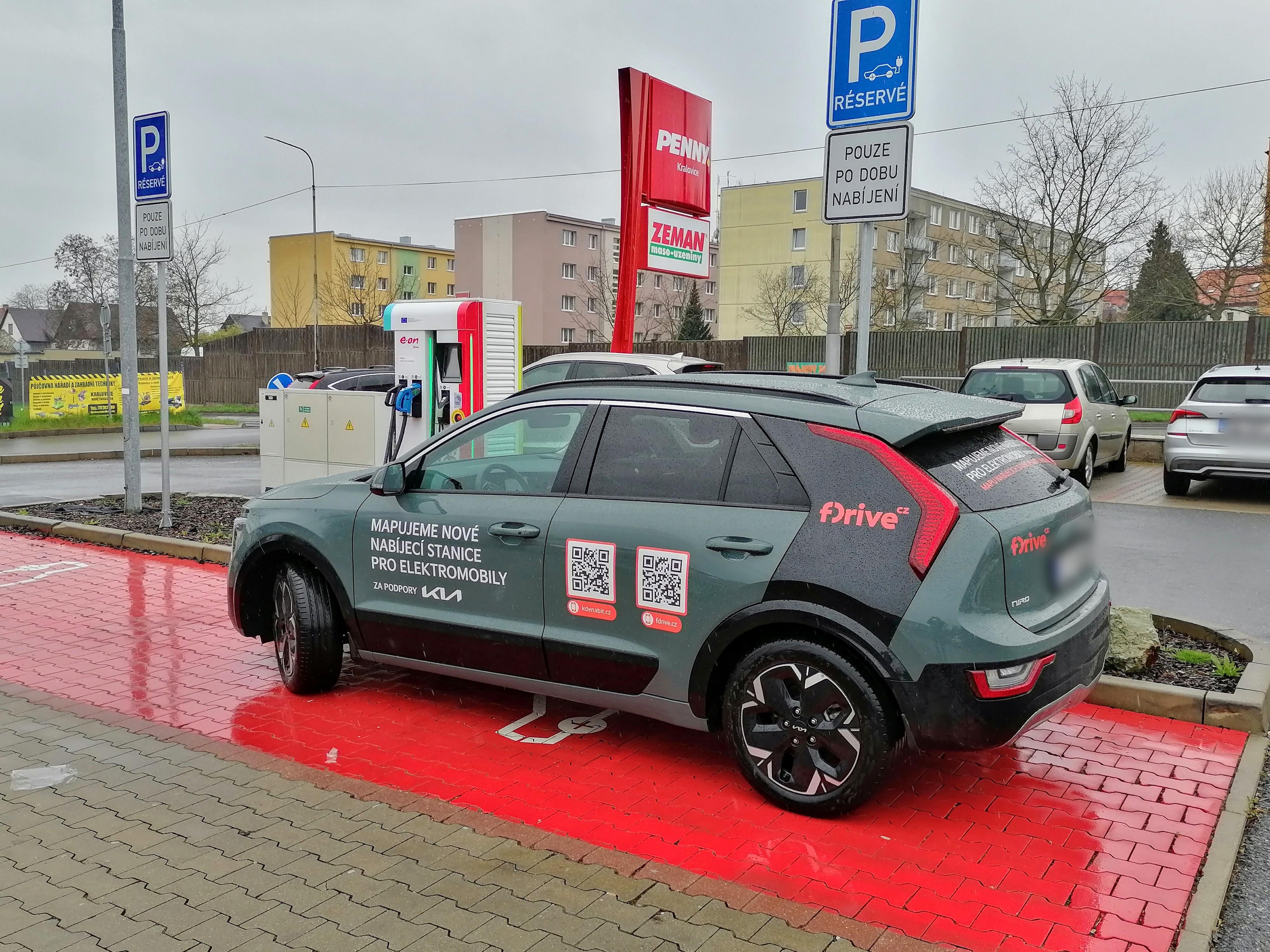 Dobíjecí stanice E.ON Drive