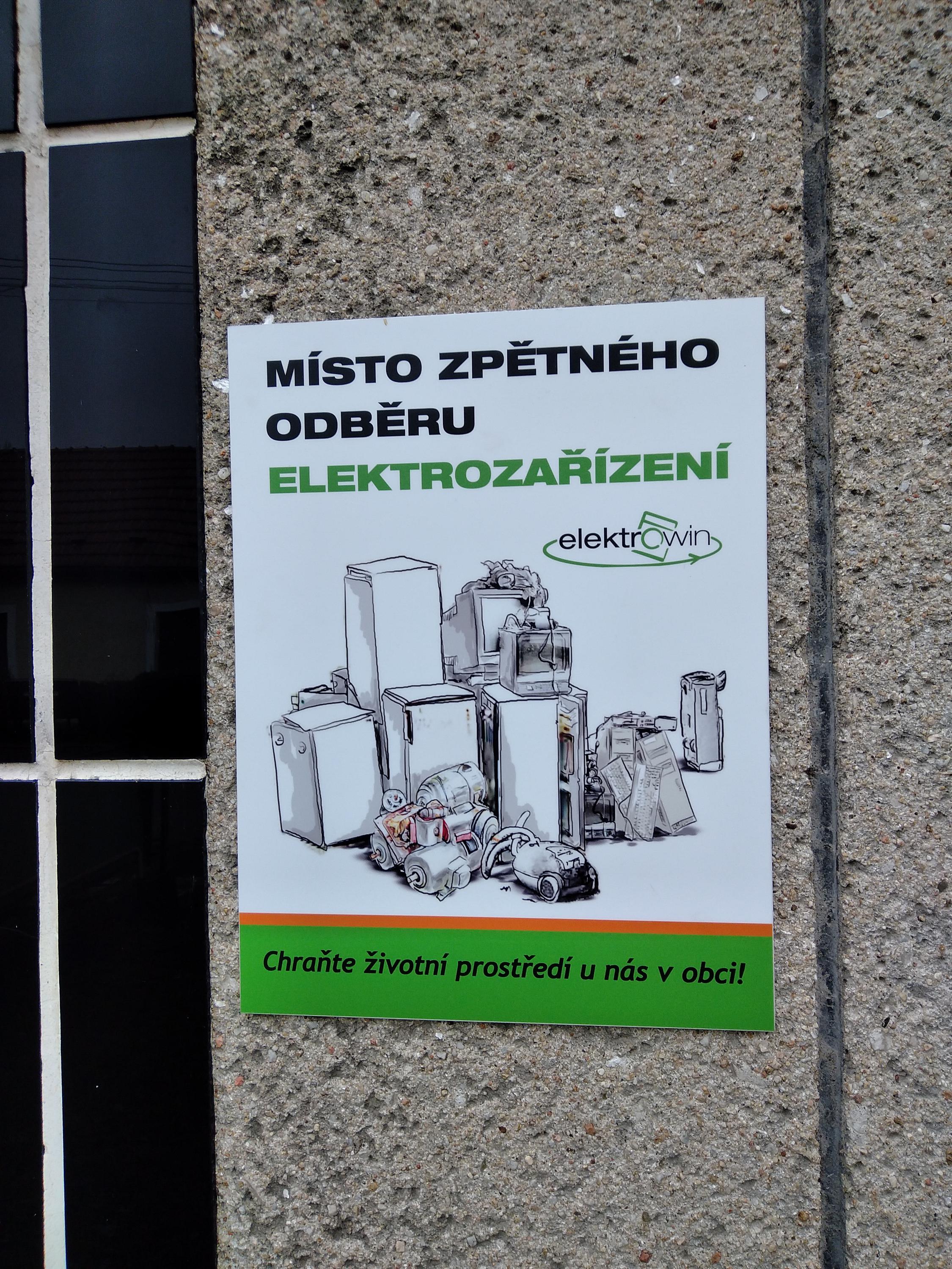 Sběrné místo elektroodpadu Stínava foto 2