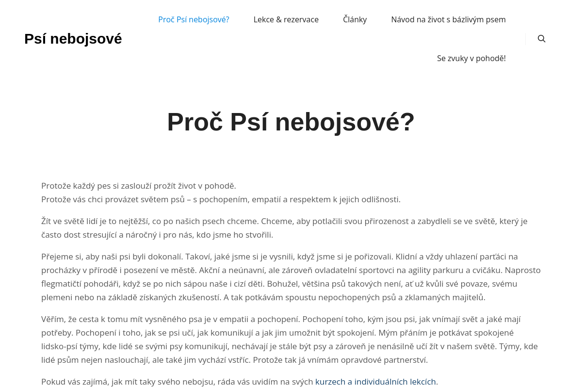 Psí nebojsové foto 1