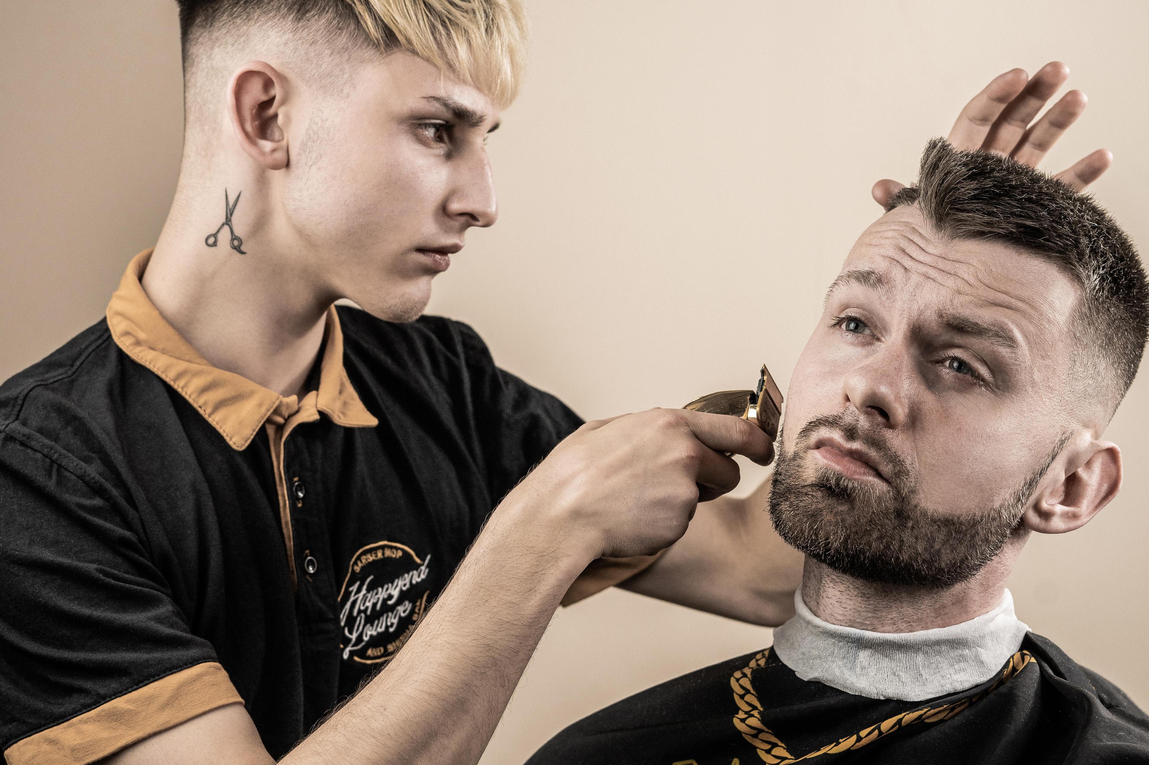 Happy end lounge barber shop a cocktail bar