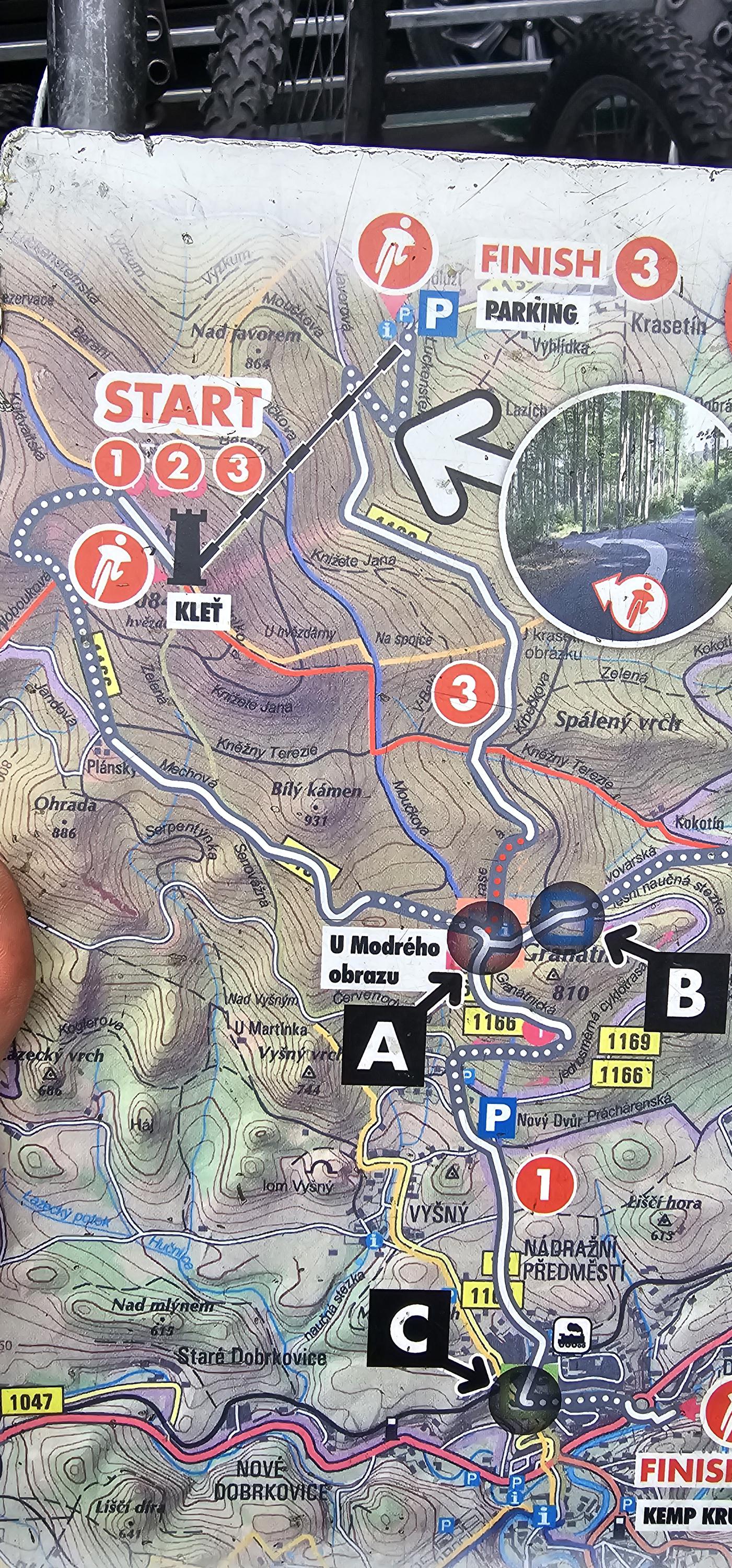 Koloběžky Kleť foto 2