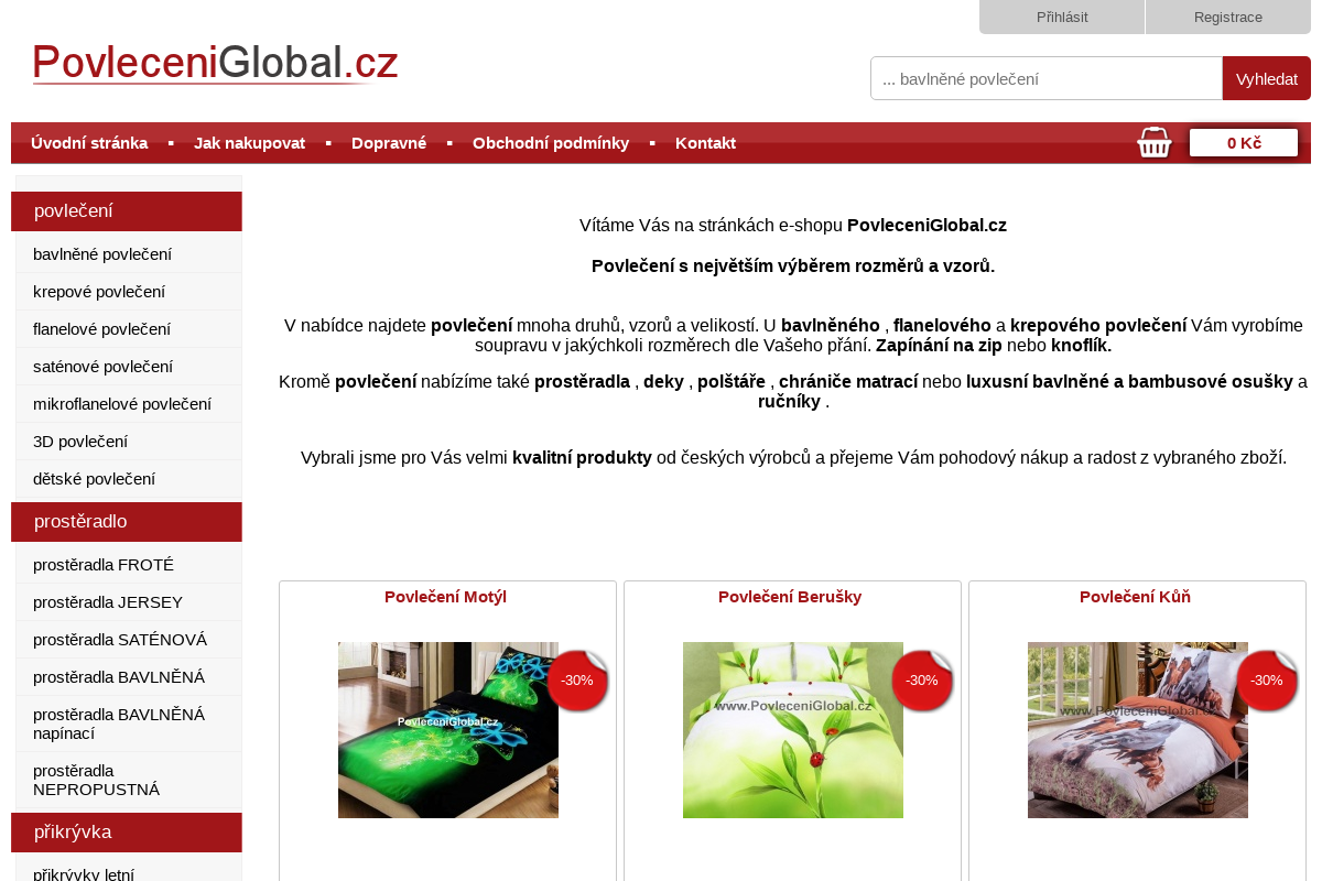 PovlečeníGlobal.cz foto 1