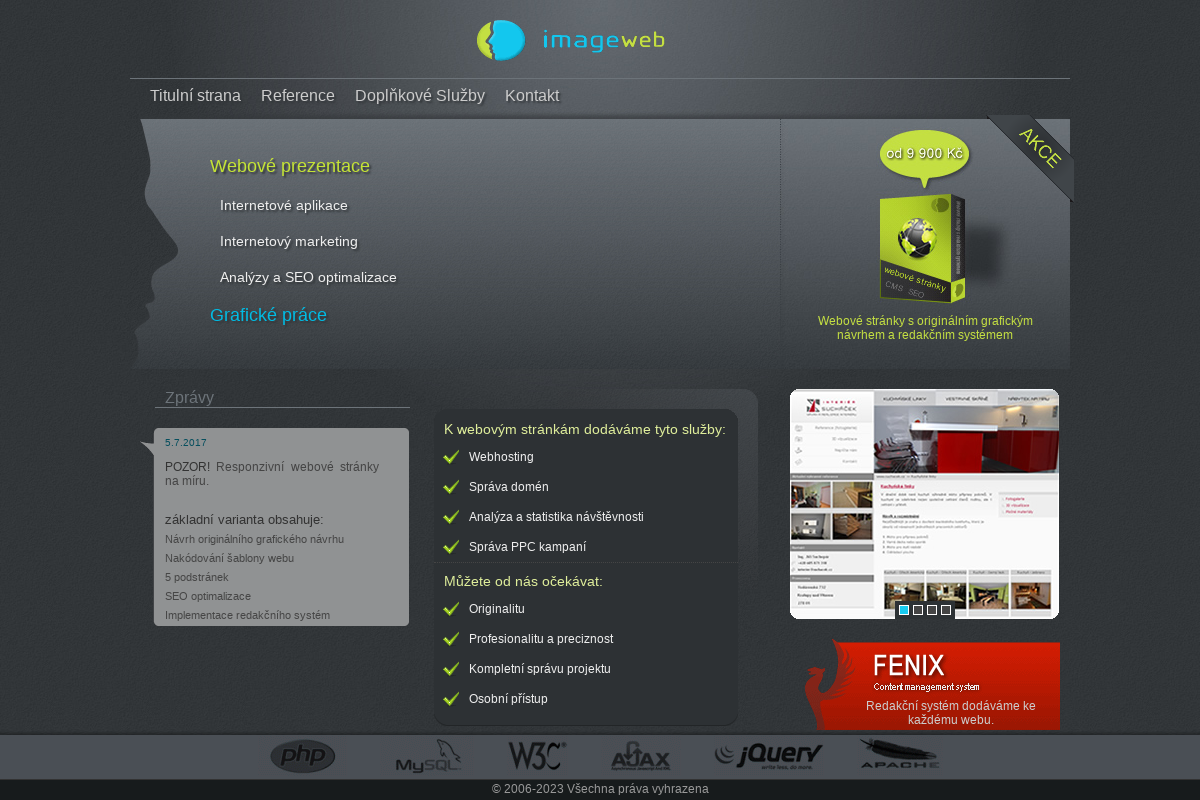 Jan Fridrich - Image web