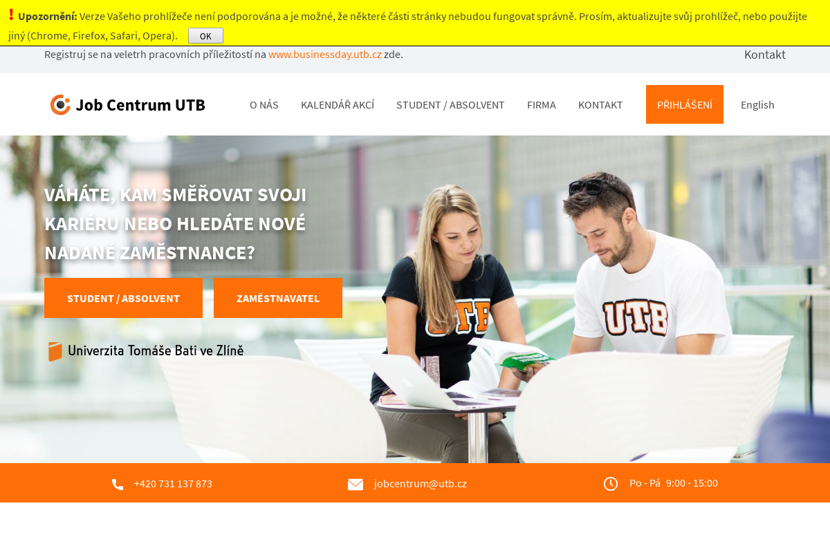 Job Centrum UTB