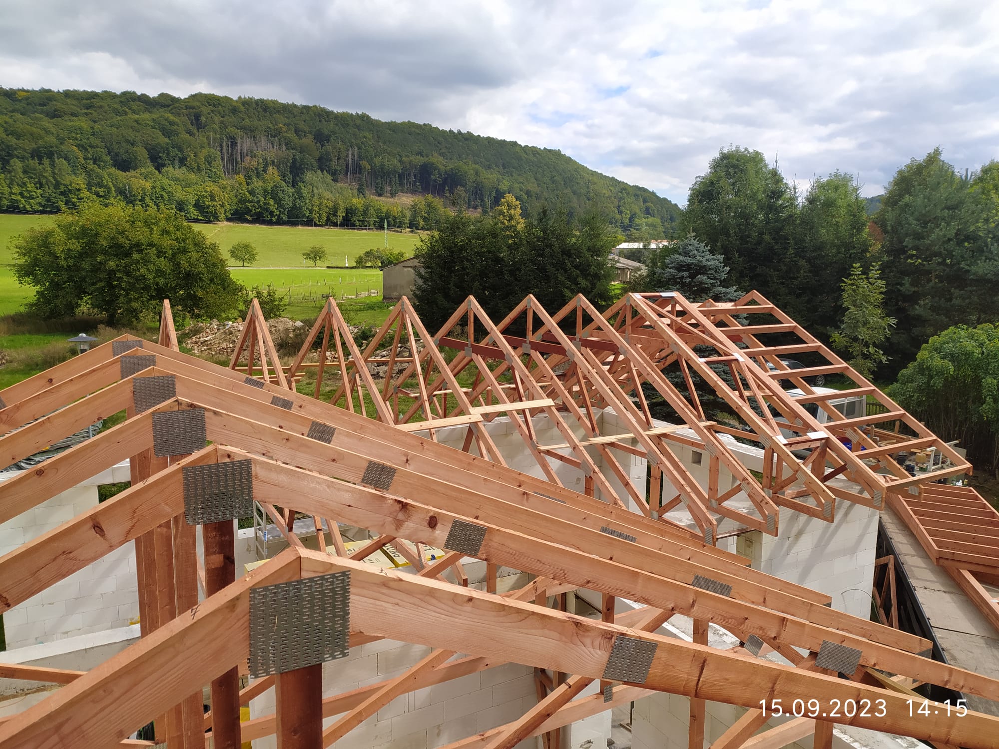 Konstrukce IP - příhradové vazníky foto 4