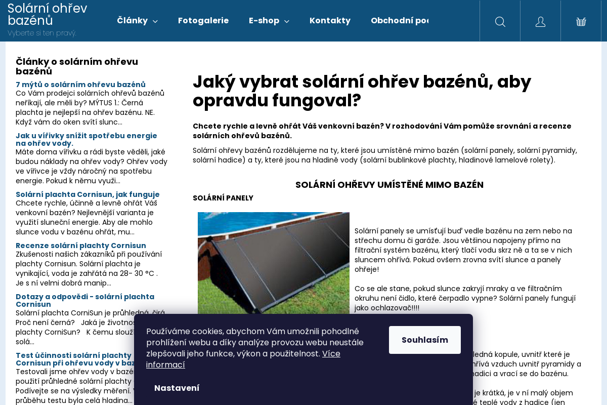 SolarniOhrevBazenu.cz