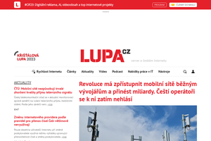 Firemní grafika Lupa.cz