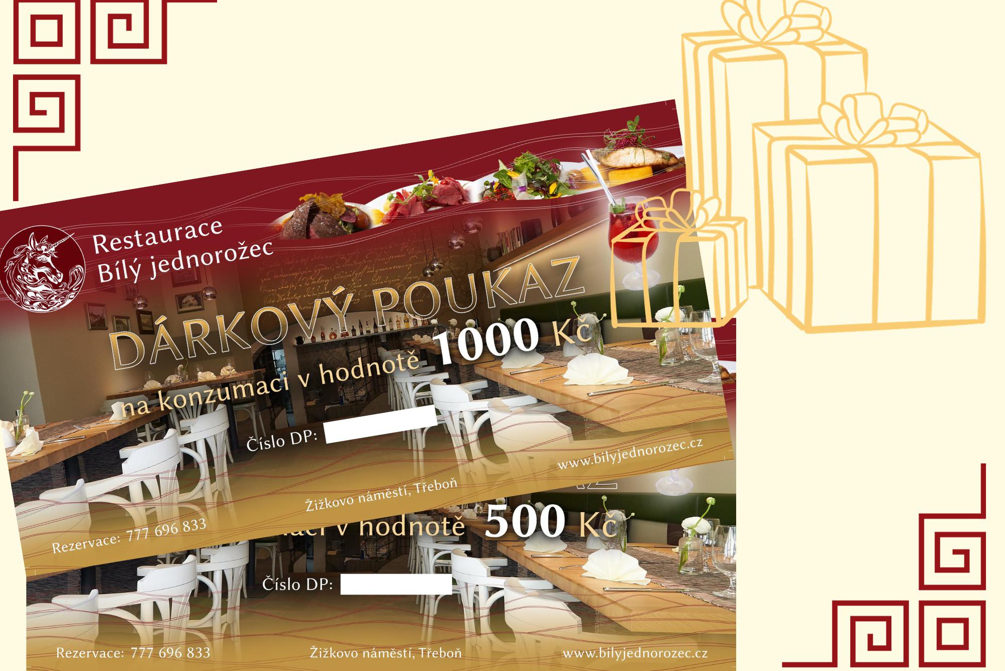 Dárkový poukaz do restaurace