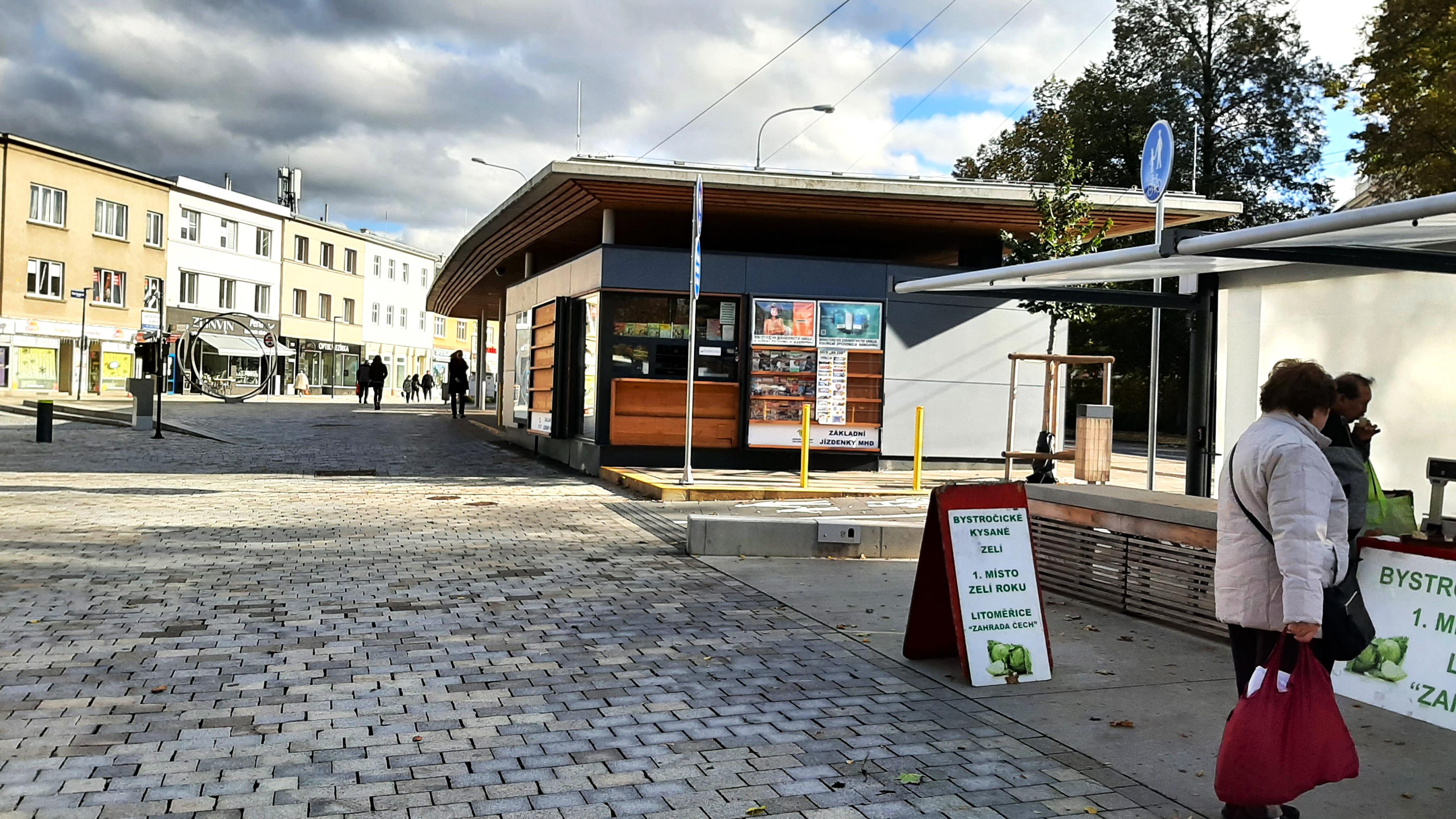 Trafika zastávka nám. Míru foto 2