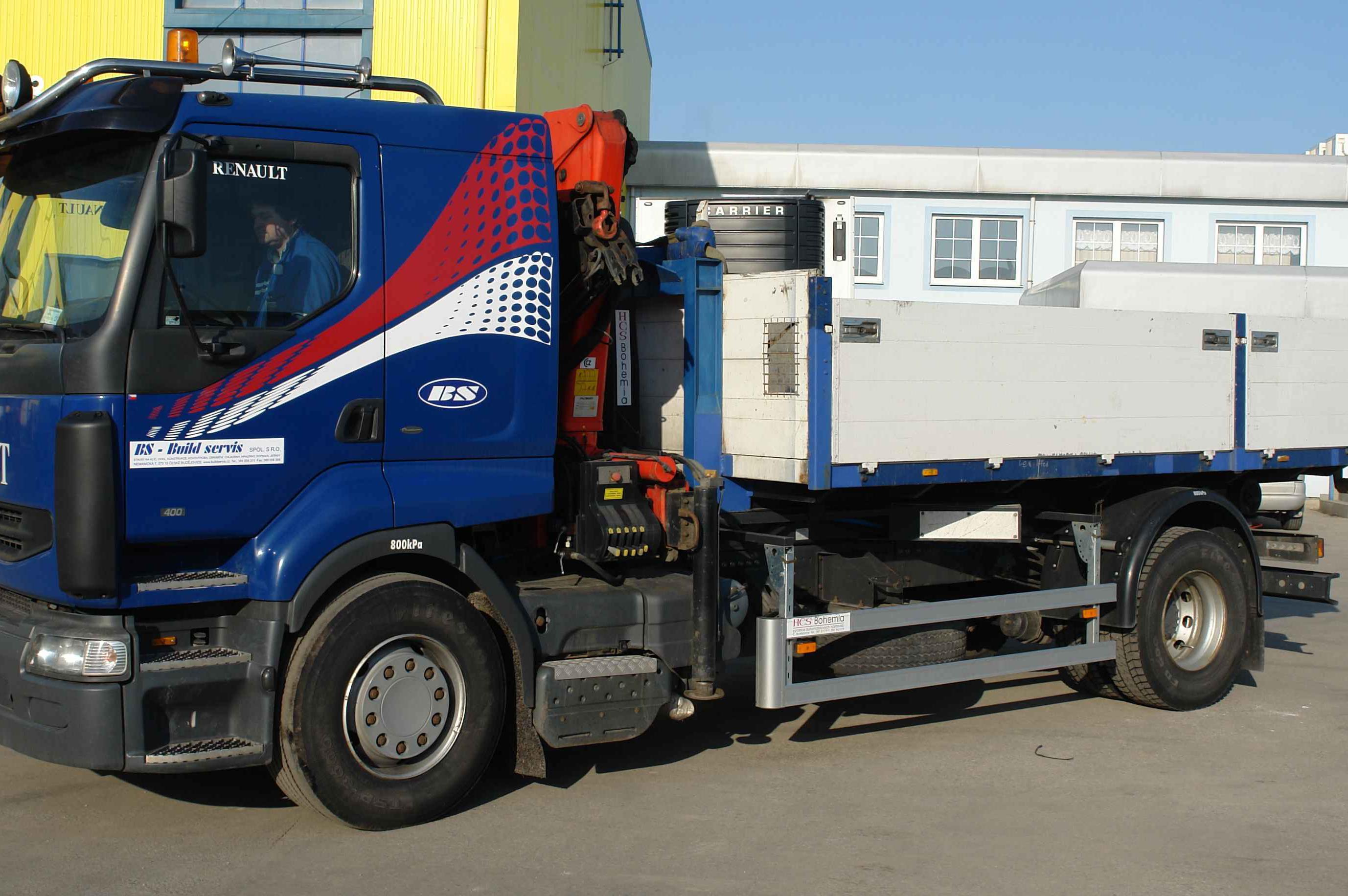 PŘEPRAVA NÁKLADŮ A UKLÁDKA ODPADŮ,HYDRAULICKÁ RUKA