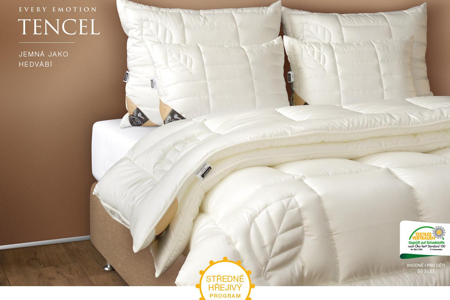 Lůžkoviny, které v zimě zahřejí a v létě zchladí