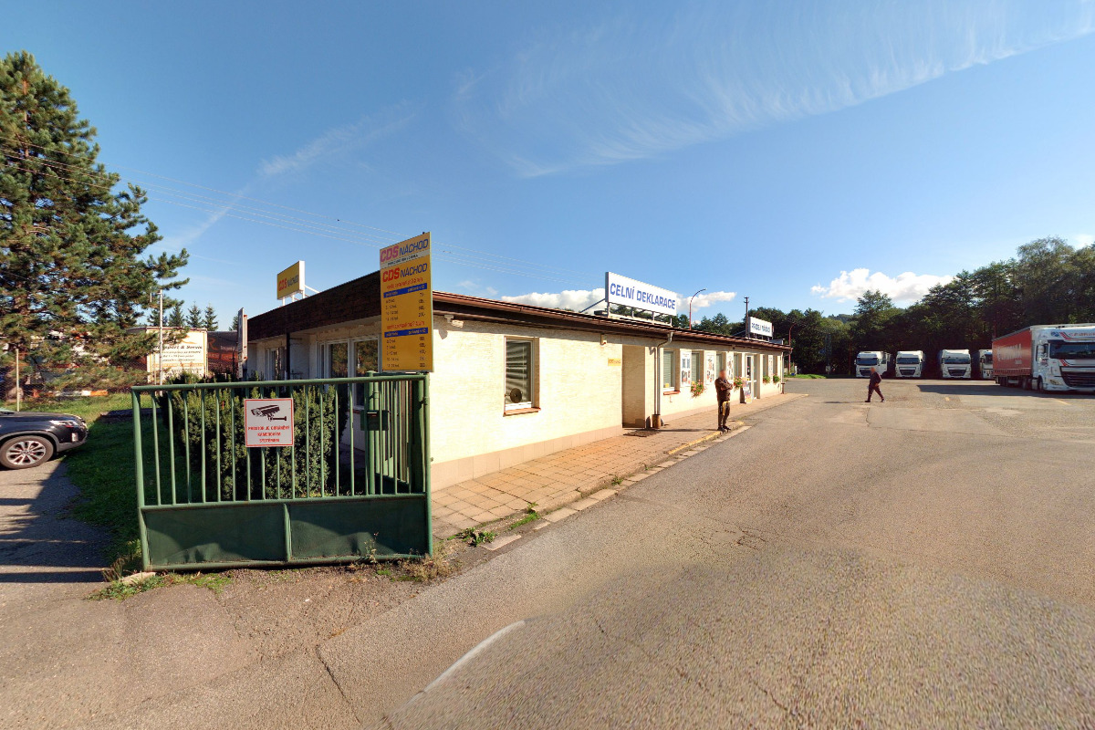 CDS Náchod - parkoviště TIR