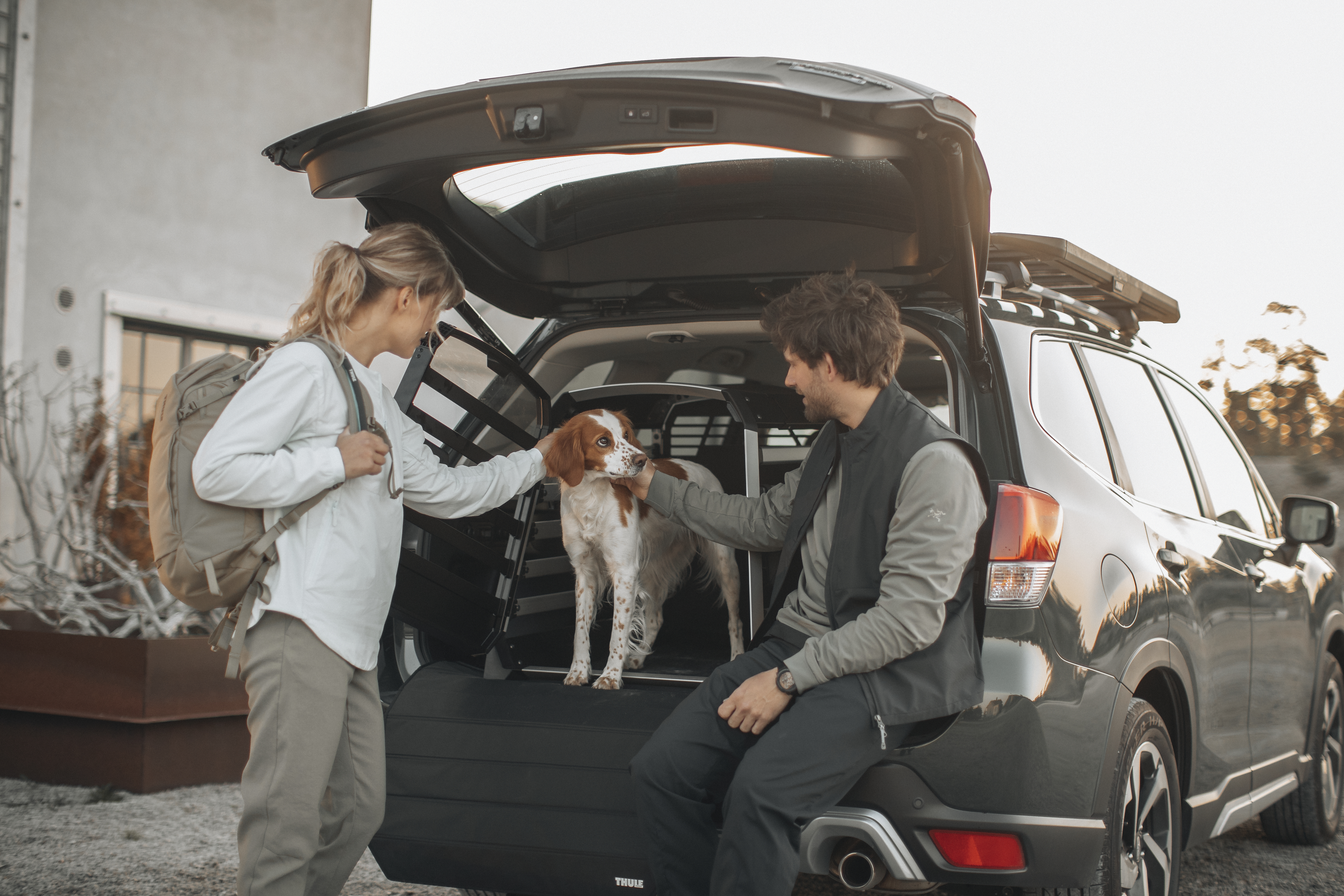 Klec pro psy s deformační zónou - Thule Allax