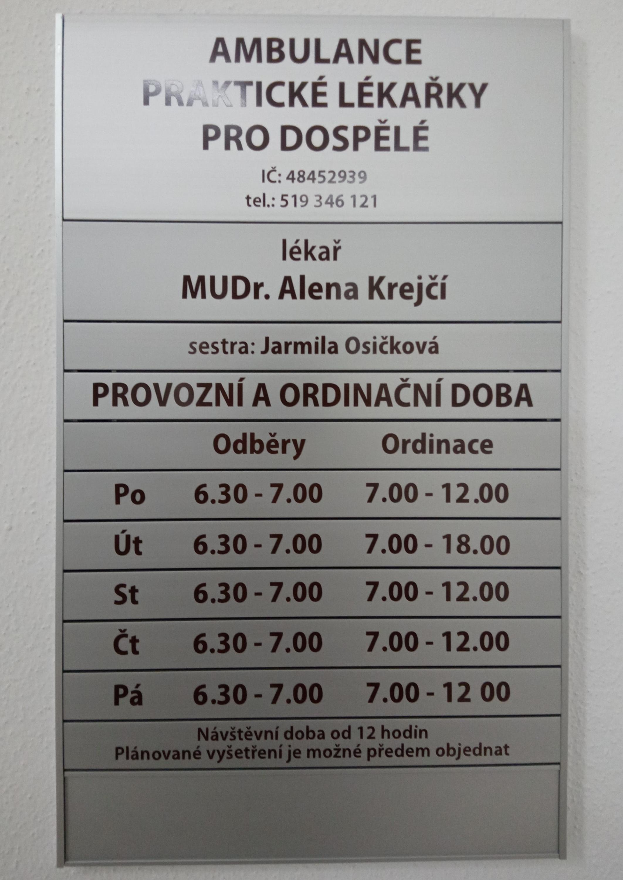 MUDr. Alena Krejčí foto 2